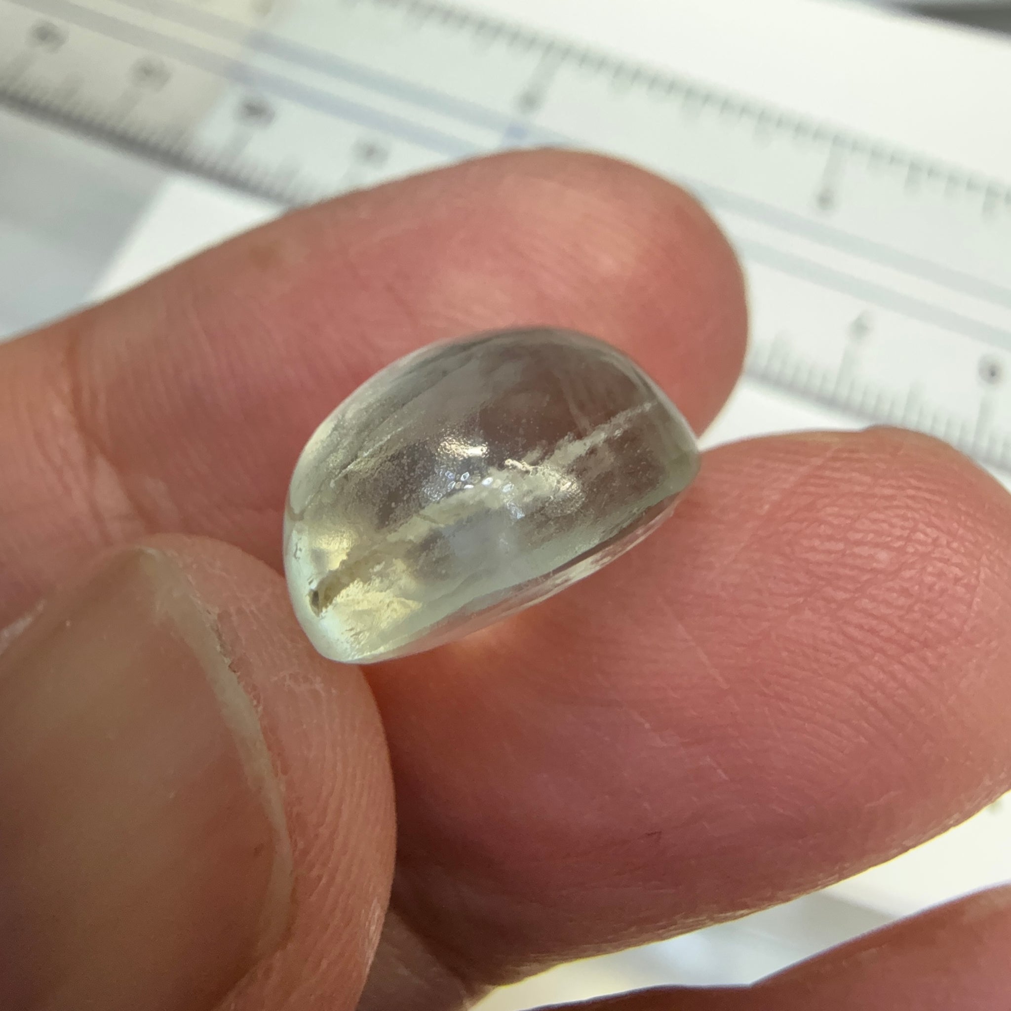 Aquamarine Cabochon, 10.40ct, Zambia, Unheated Untreated