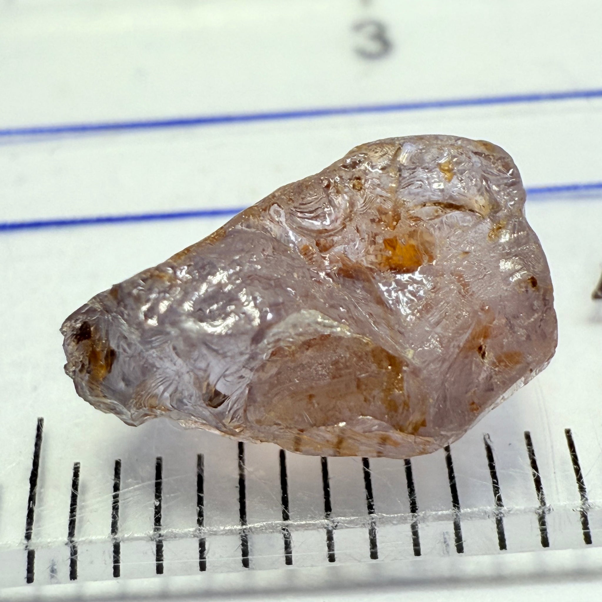 Umba Sapphire, 3.41ct, Umba Valley, Tanzania, Untreated Unheated, Si with lots of sugary type inclusions(white spots)