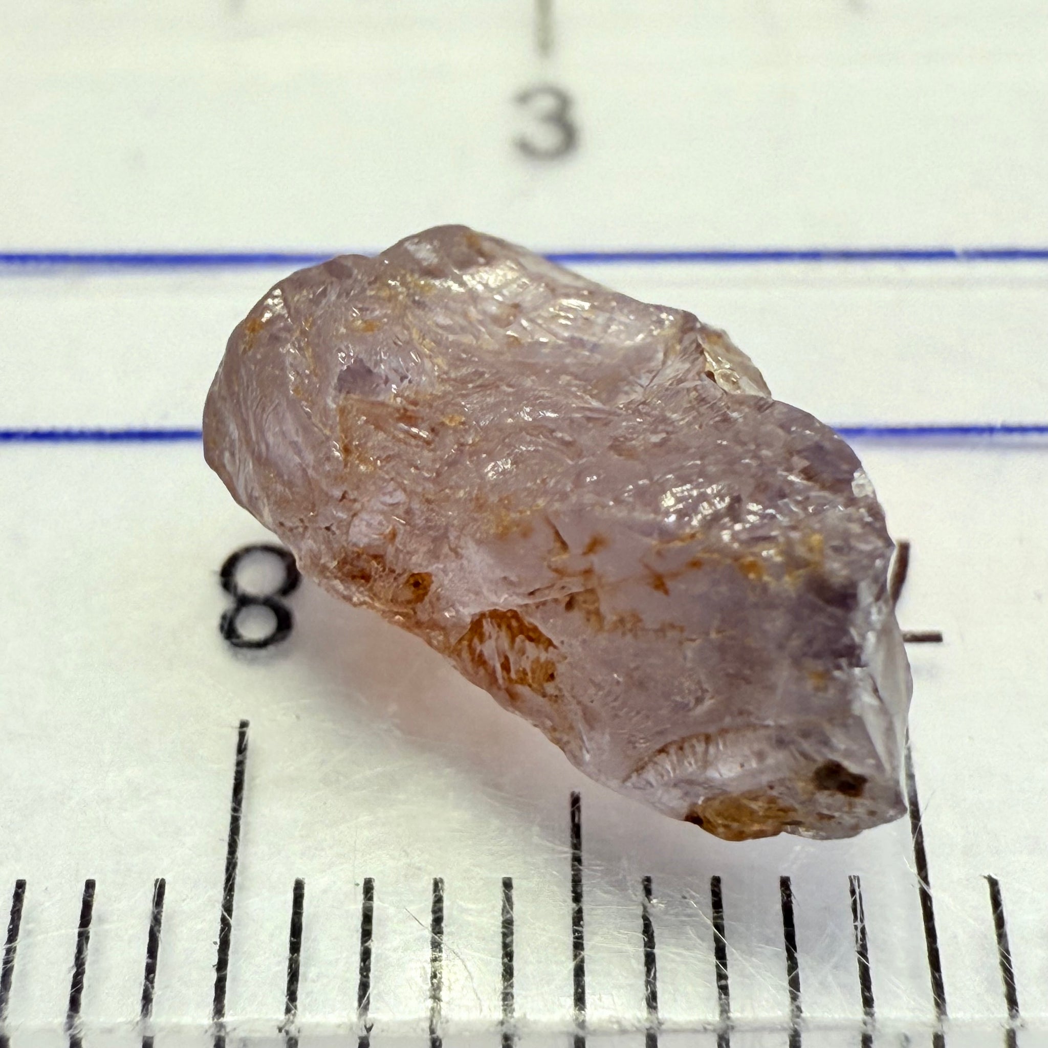 Umba Sapphire, 3.41ct, Umba Valley, Tanzania, Untreated Unheated, Si with lots of sugary type inclusions(white spots)