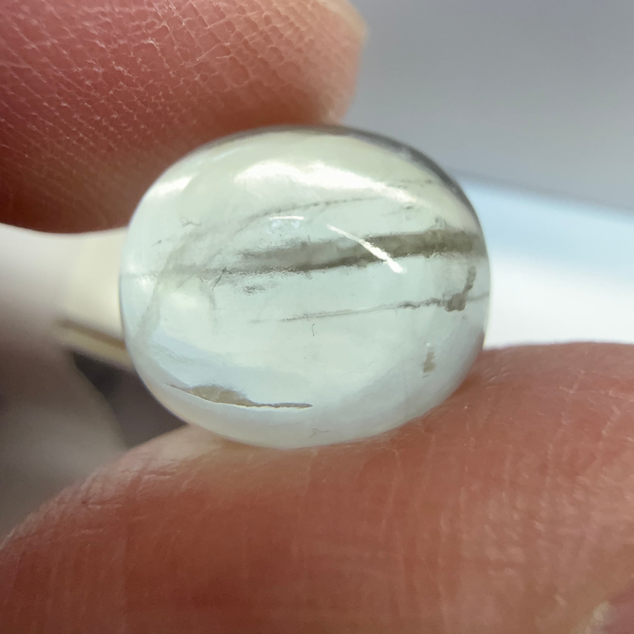 Aquamarine Cabochon, 10.40ct, Zambia, Unheated Untreated