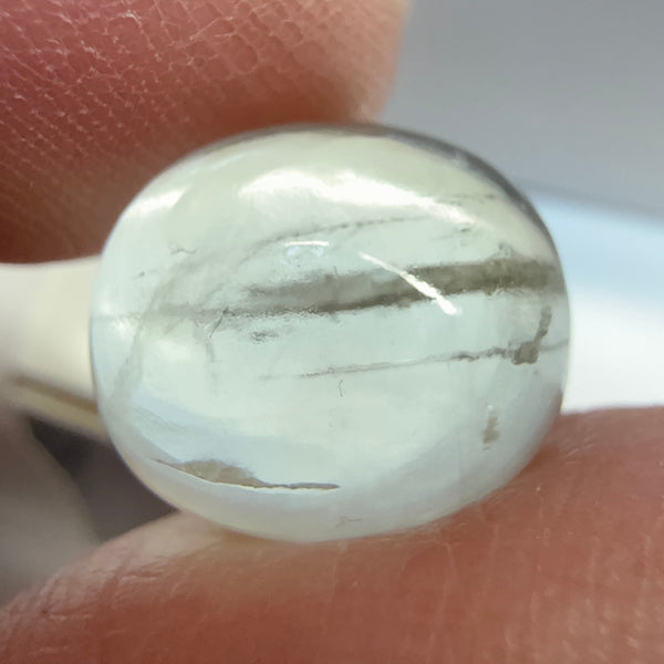 Aquamarine Cabochon, 10.40ct, Zambia, Unheated Untreated