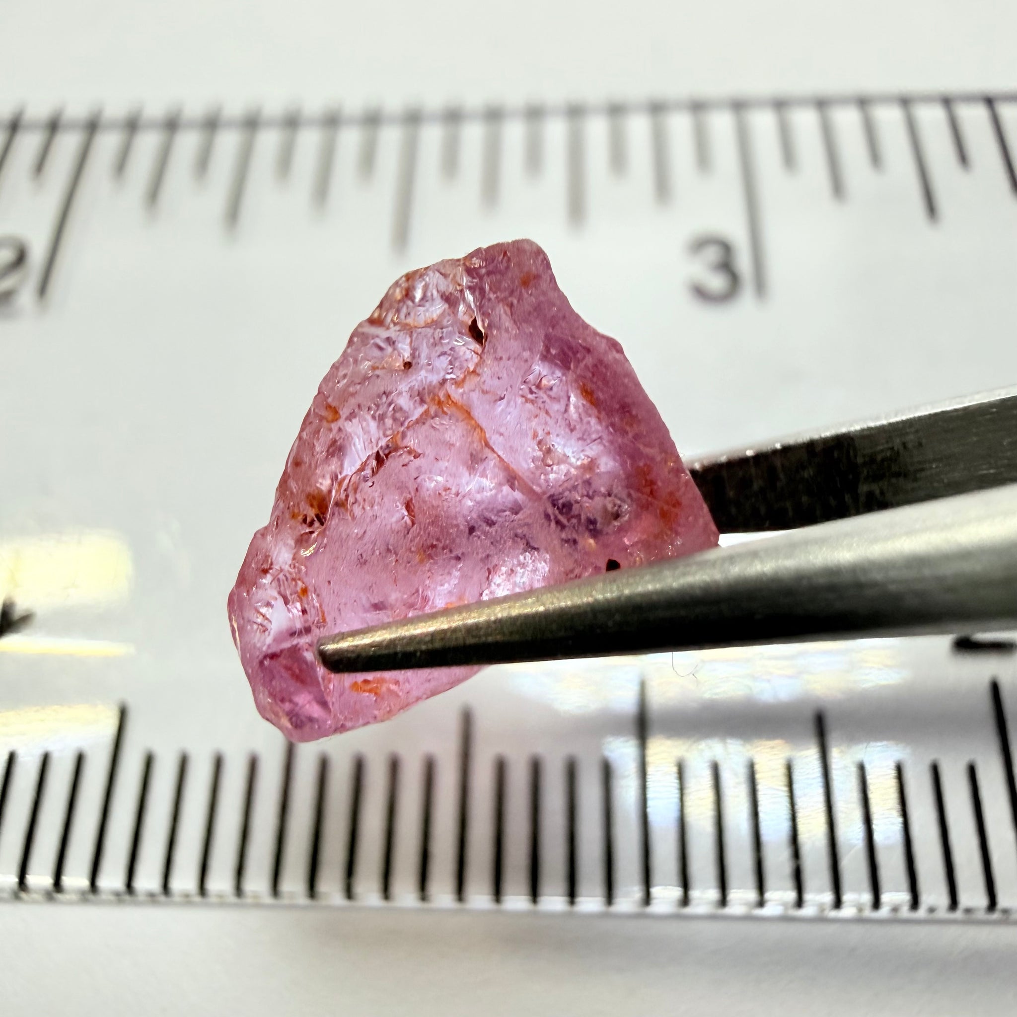 Umba Sapphire, 4.24ct, Umba Valley, Tanzania, Untreated Unheated. Moderately included. See backlit video for inclusions.