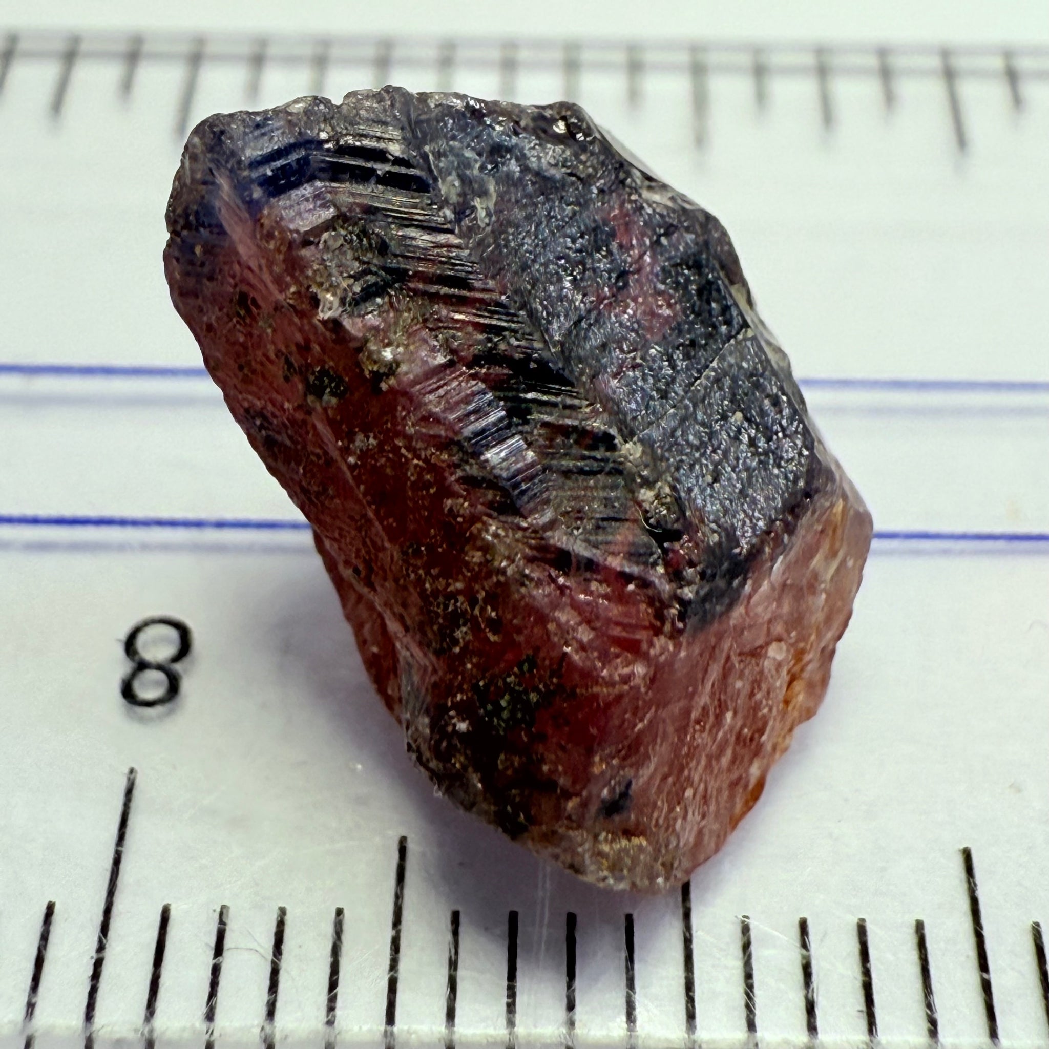 Winza Sapphire Crystal, 10.65ct, Winza, Tanzania, Untreated Unheated