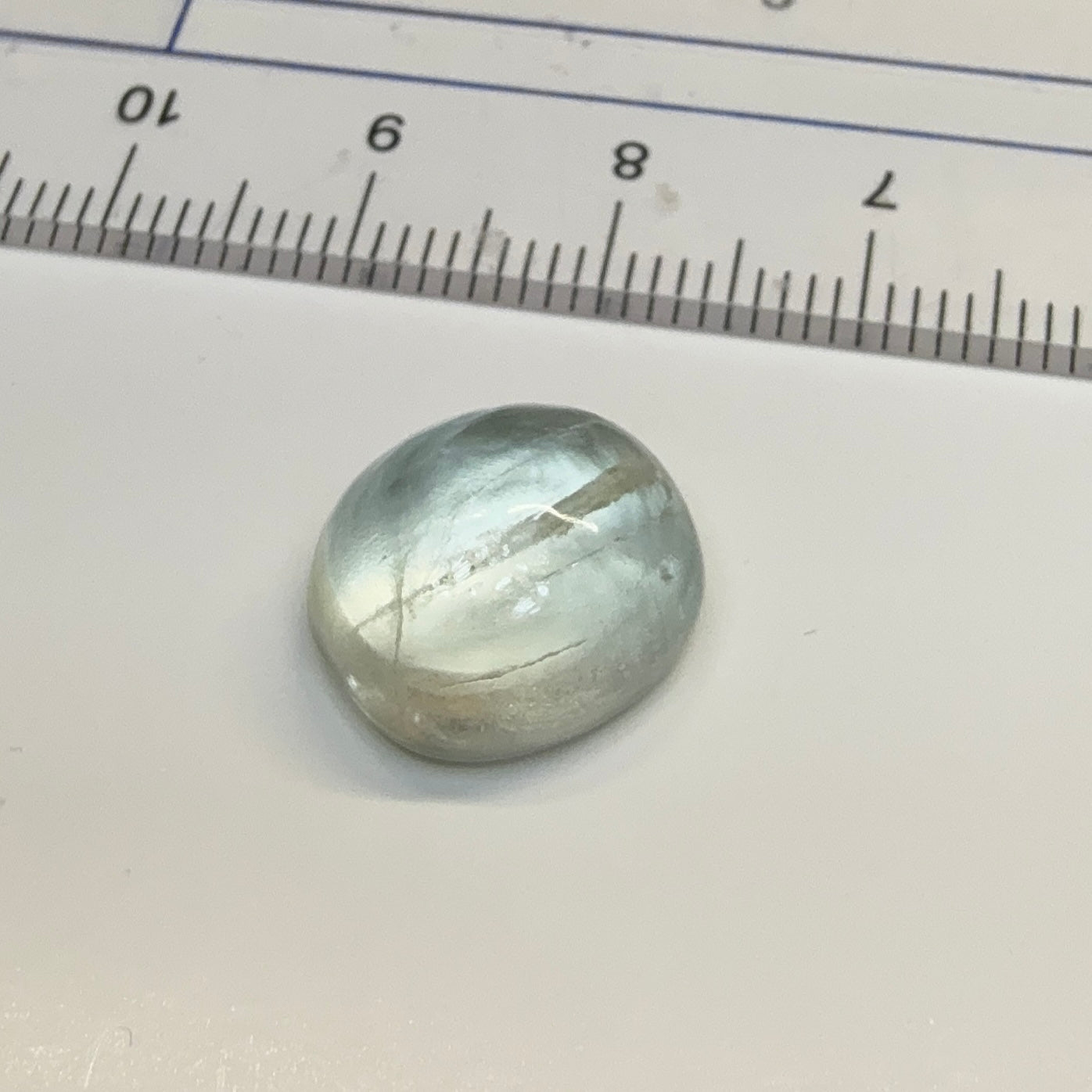 Aquamarine Cabochon, 10.40ct, Zambia, Unheated Untreated