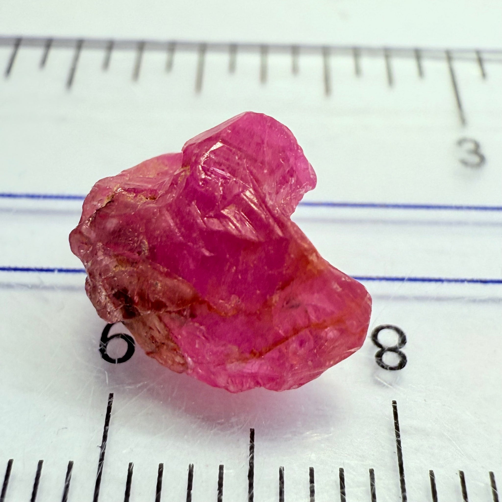 Winza Sapphire Crystal, 4.52ct, Winza, Tanzania, Untreated Unheated