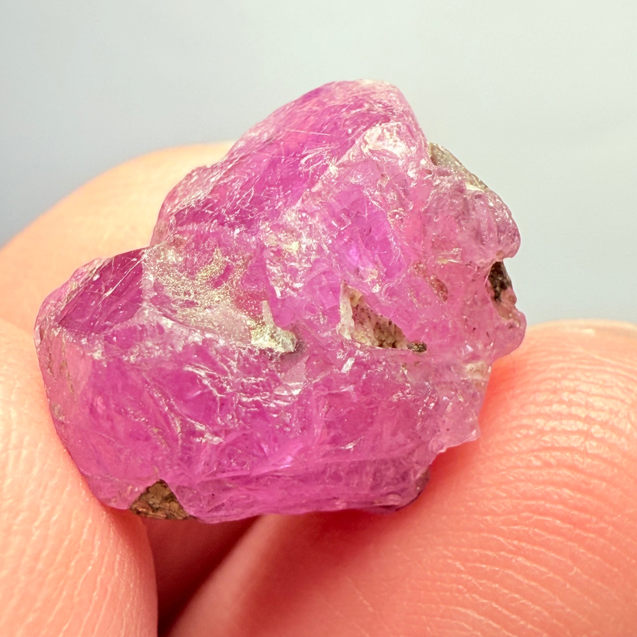 Sapphire Crystal, 16.22ct, Morogoro, Tanzania, Untreated Unheated