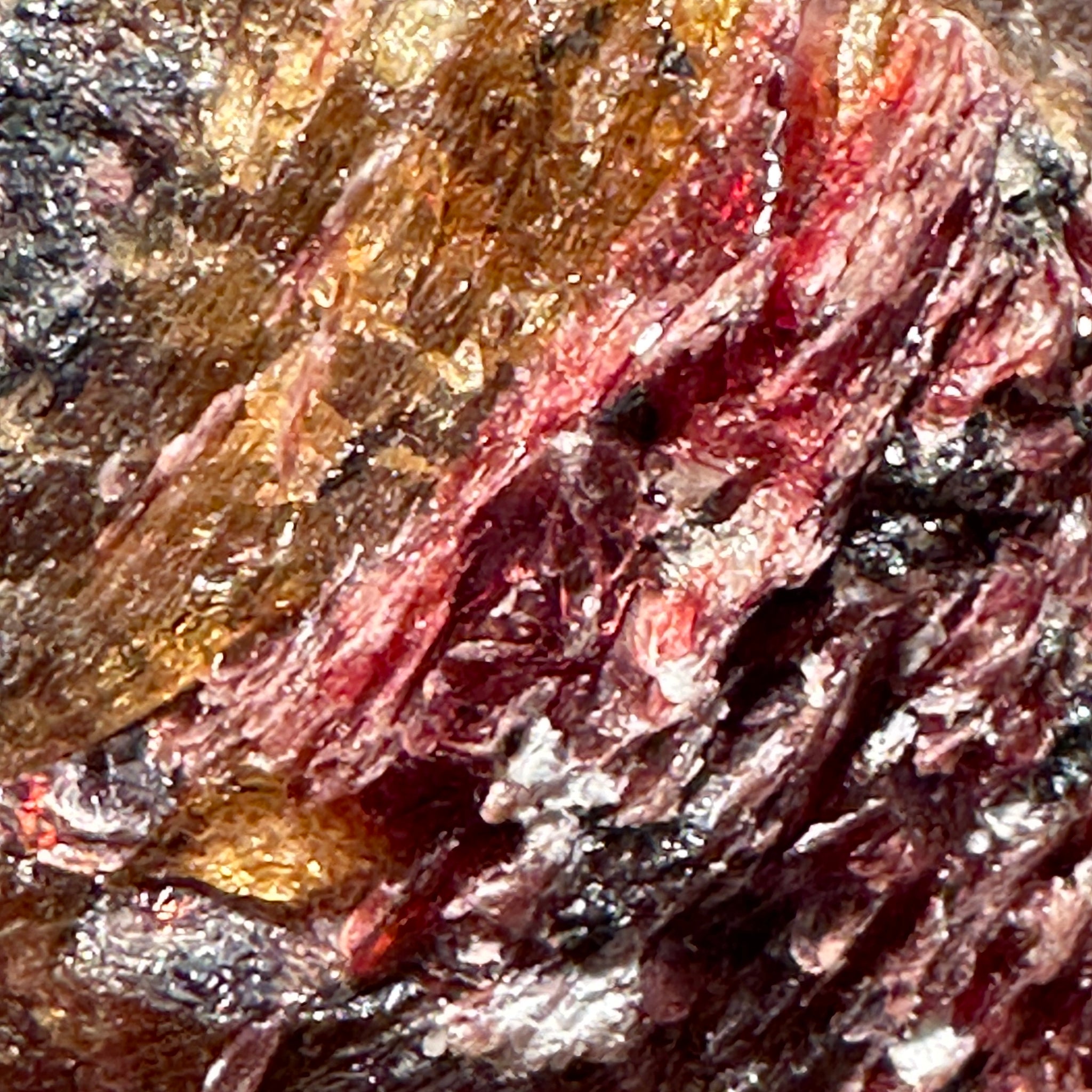 Mandarin Spessartite Garnet Crystal, 98gm / 490ct, Loliondo in Tanzania. 35.2 X 36.4 X 36.2mm, Untreated Unheated