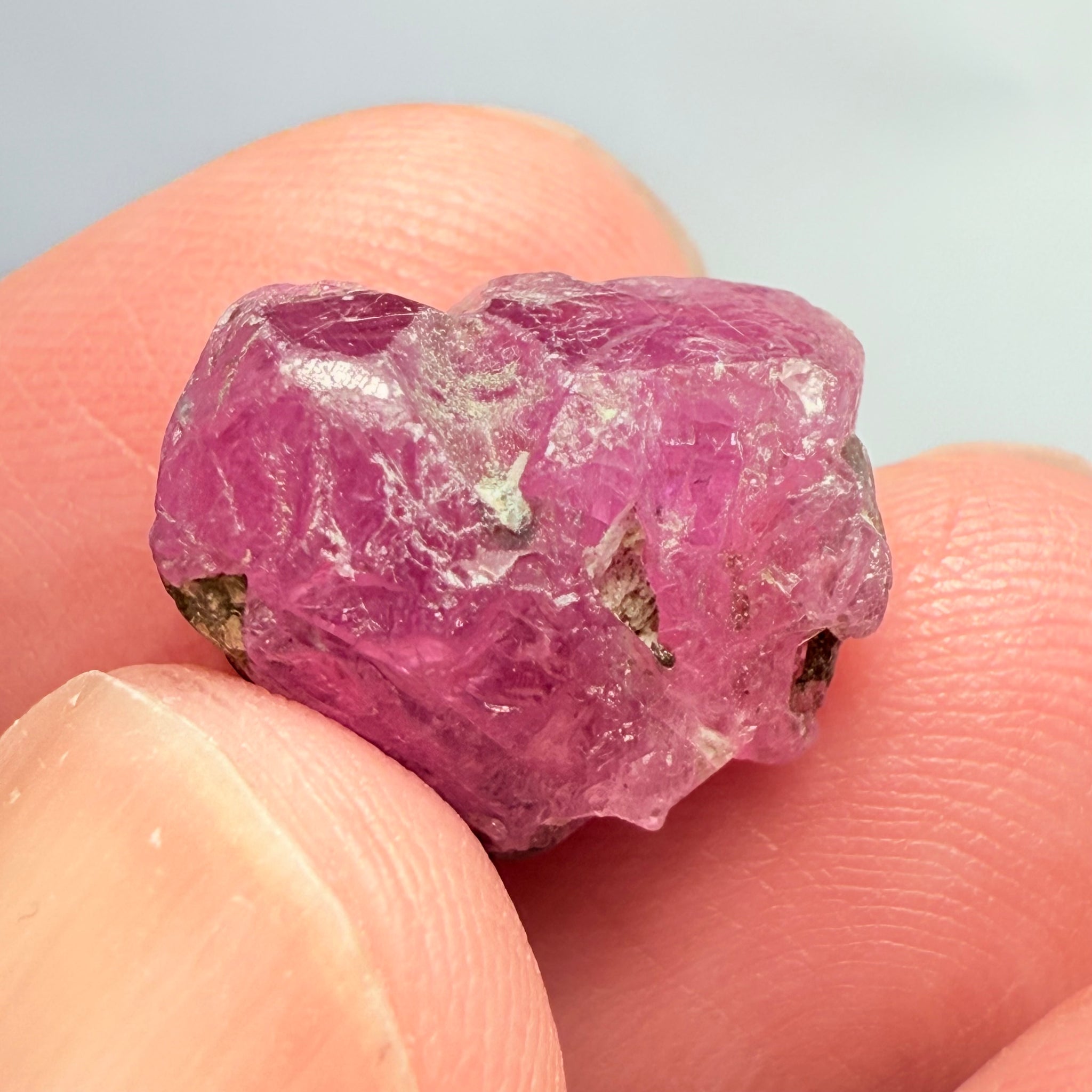 Sapphire Crystal, 16.22ct, Morogoro, Tanzania, Untreated Unheated