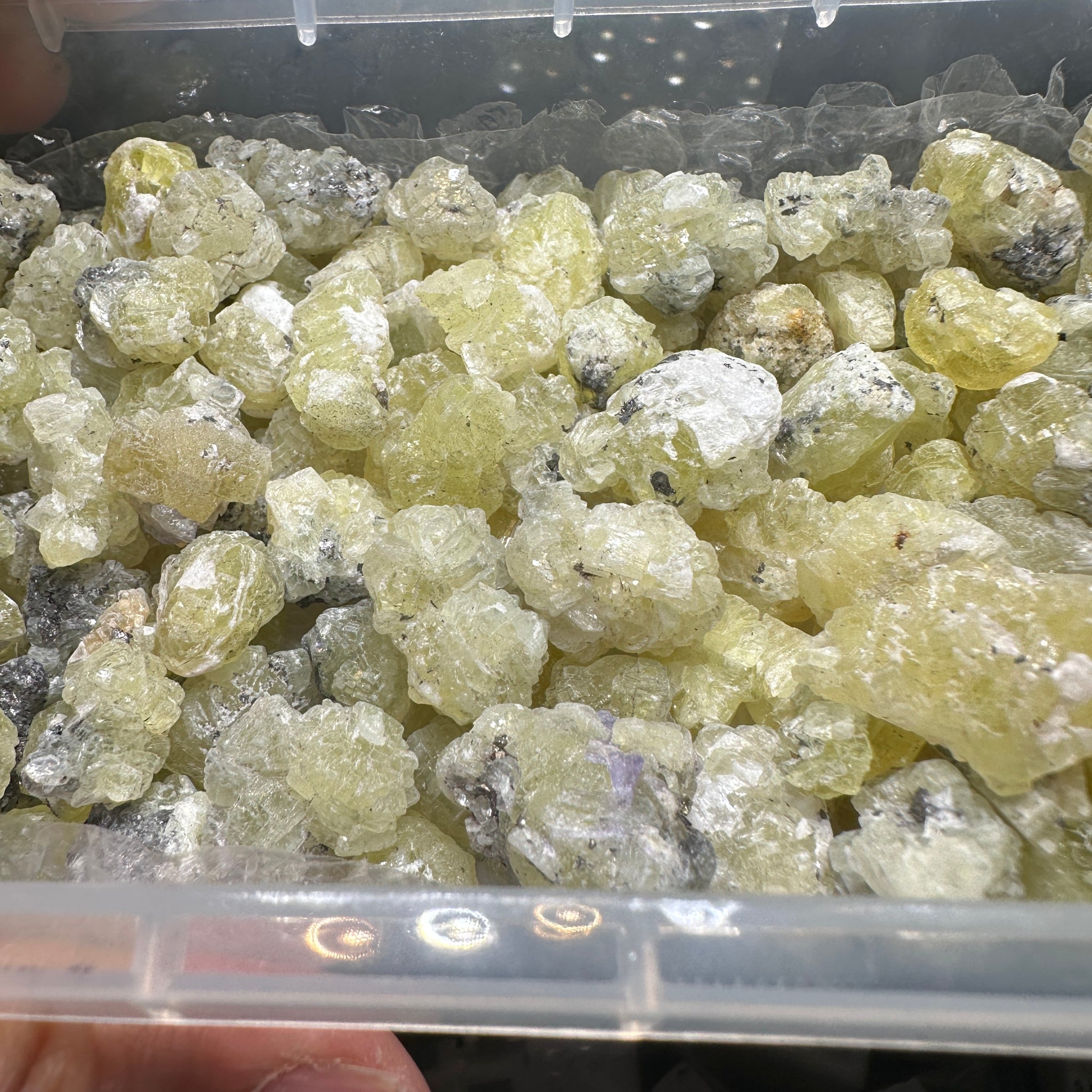 PREHINITE crystals, 5ct-17ct, Merelani Tanzania. Price per stone