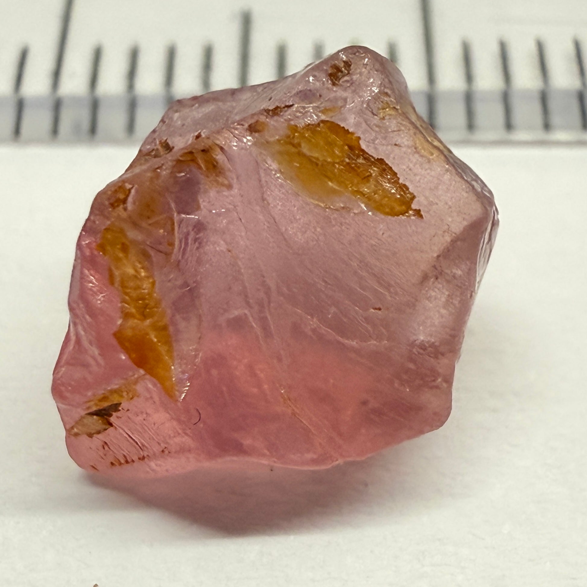 Mahenge Spinel, 3.65ct, Mahenge, Tanzania, Untreated Unheated. Slight crack on one end will come off on preforming, rest slightly milky