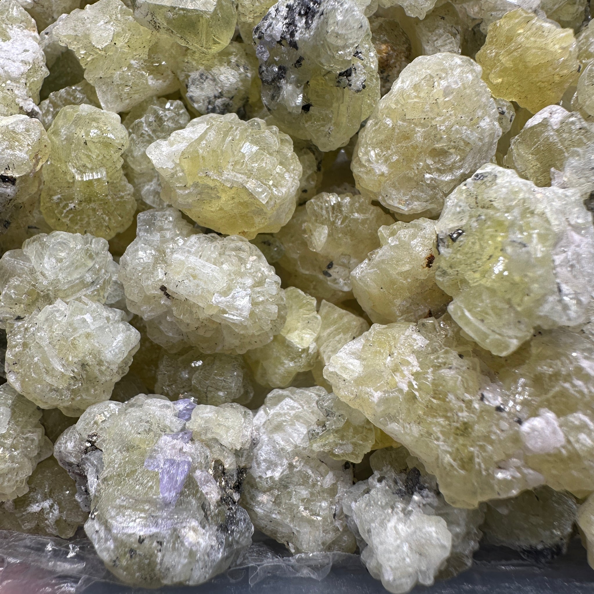 PREHINITE crystals, 5ct-17ct, Merelani Tanzania. Price per stone