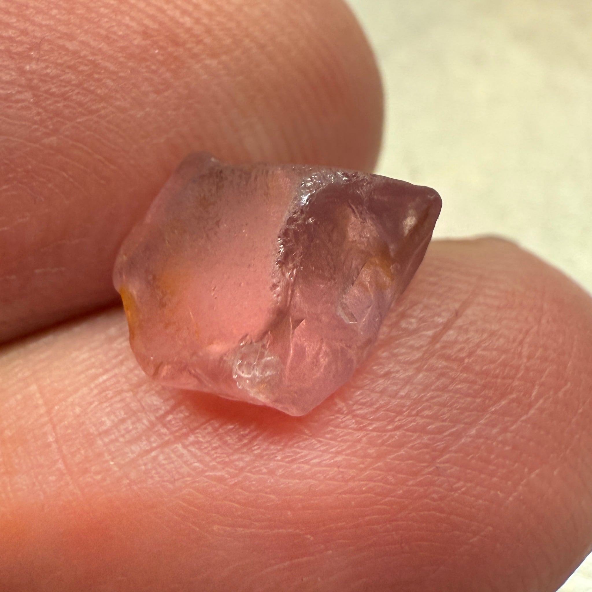 Mahenge Spinel, 3.65ct, Mahenge, Tanzania, Untreated Unheated. Slight crack on one end will come off on preforming, rest slightly milky