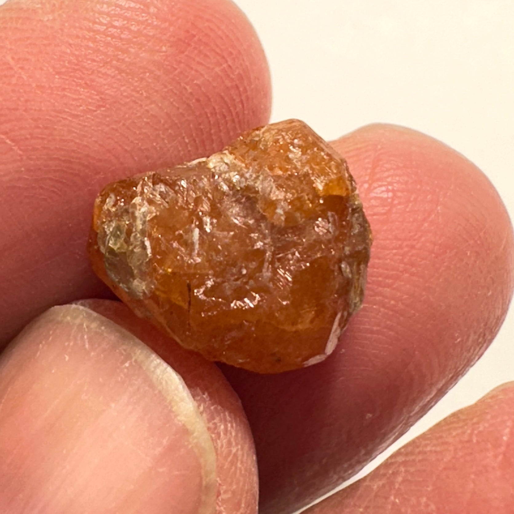 2.70gm Mandarin Spessartite Garnet Crystal, Loliondo in Tanzania, Untreated Unheated
