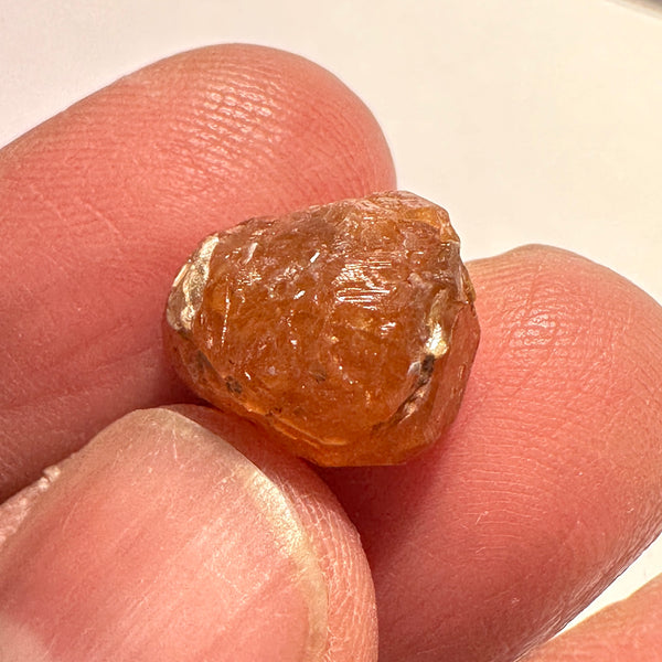 2.70gm Mandarin Spessartite Garnet Crystal, Loliondo in Tanzania, Untreated Unheated