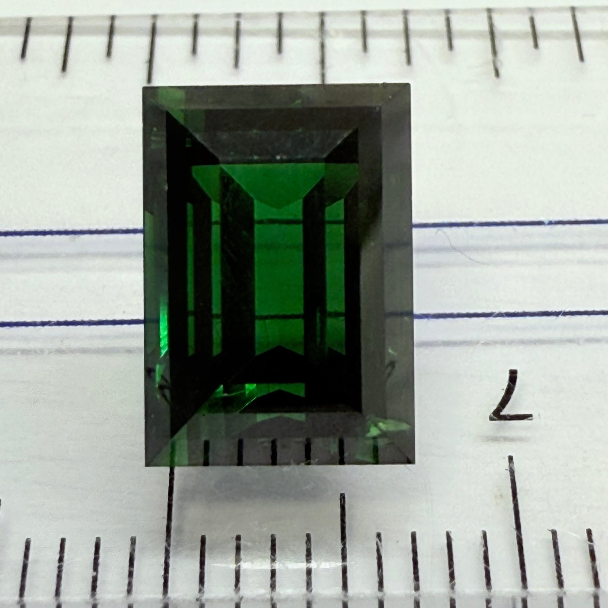 Chrome Tourmaline, 4.79ct, Landanai, Tanzania, Untreated Unheated, very very rare, from the legendary Landanai mines that produce the worlds finest Chrome Tourmalines, 10.60 x 7.40  x 6.70mm