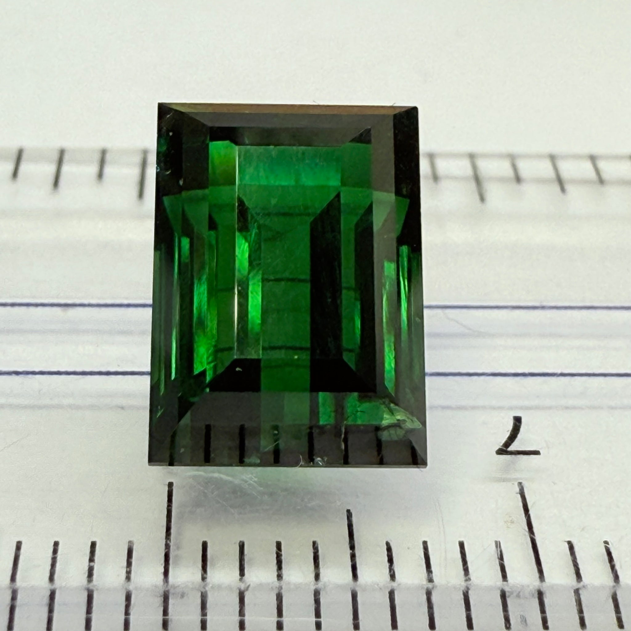 Chrome Tourmaline, 4.79ct, Landanai, Tanzania, Untreated Unheated, very very rare, from the legendary Landanai mines that produce the worlds finest Chrome Tourmalines, 10.60 x 7.40  x 6.70mm