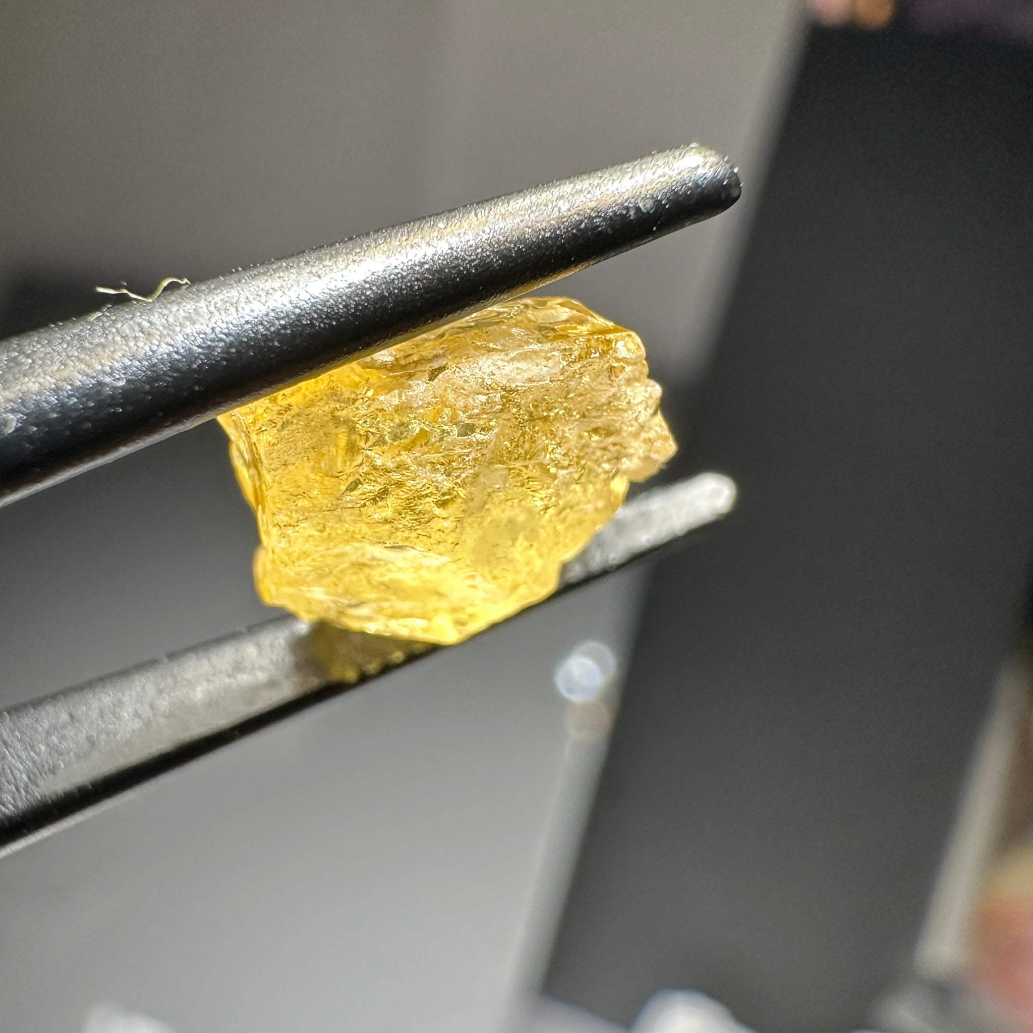 Danburite, 3.69ct, Silky inclusions, Tanzania. Untreated Unheated. I have circled the silk