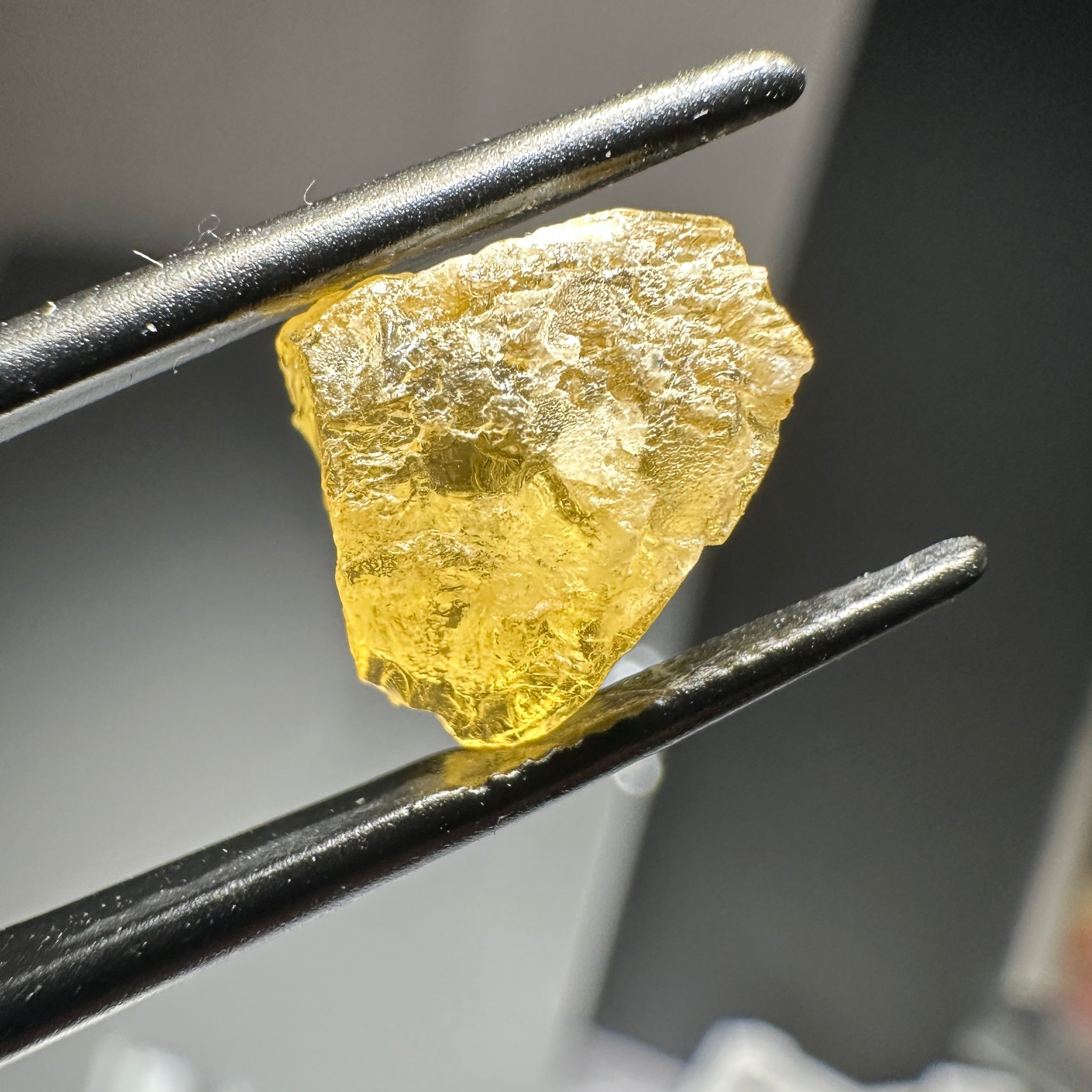 Danburite, 3.69ct, Silky inclusions, Tanzania. Untreated Unheated. I have circled the silk