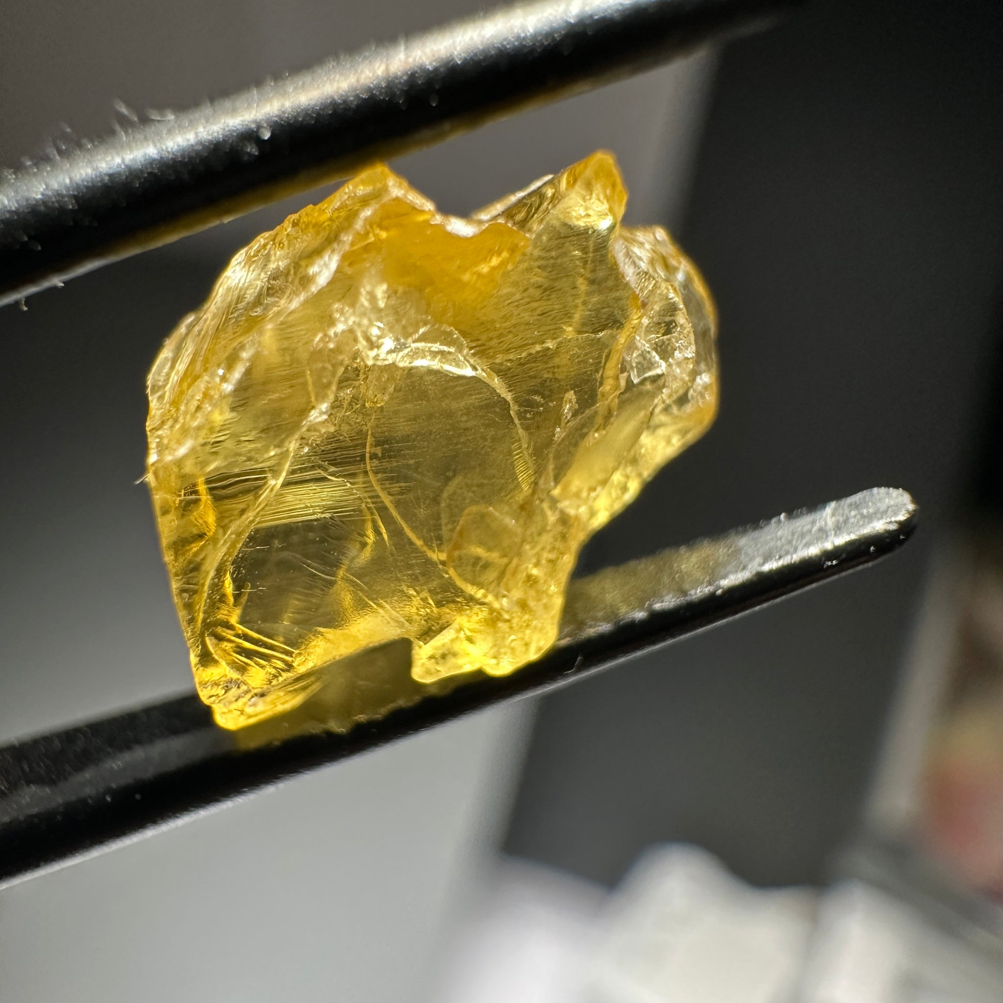 Danburite, 4.13ct, Tanzania. Untreated Unheated. Fine silky needles, flat shape