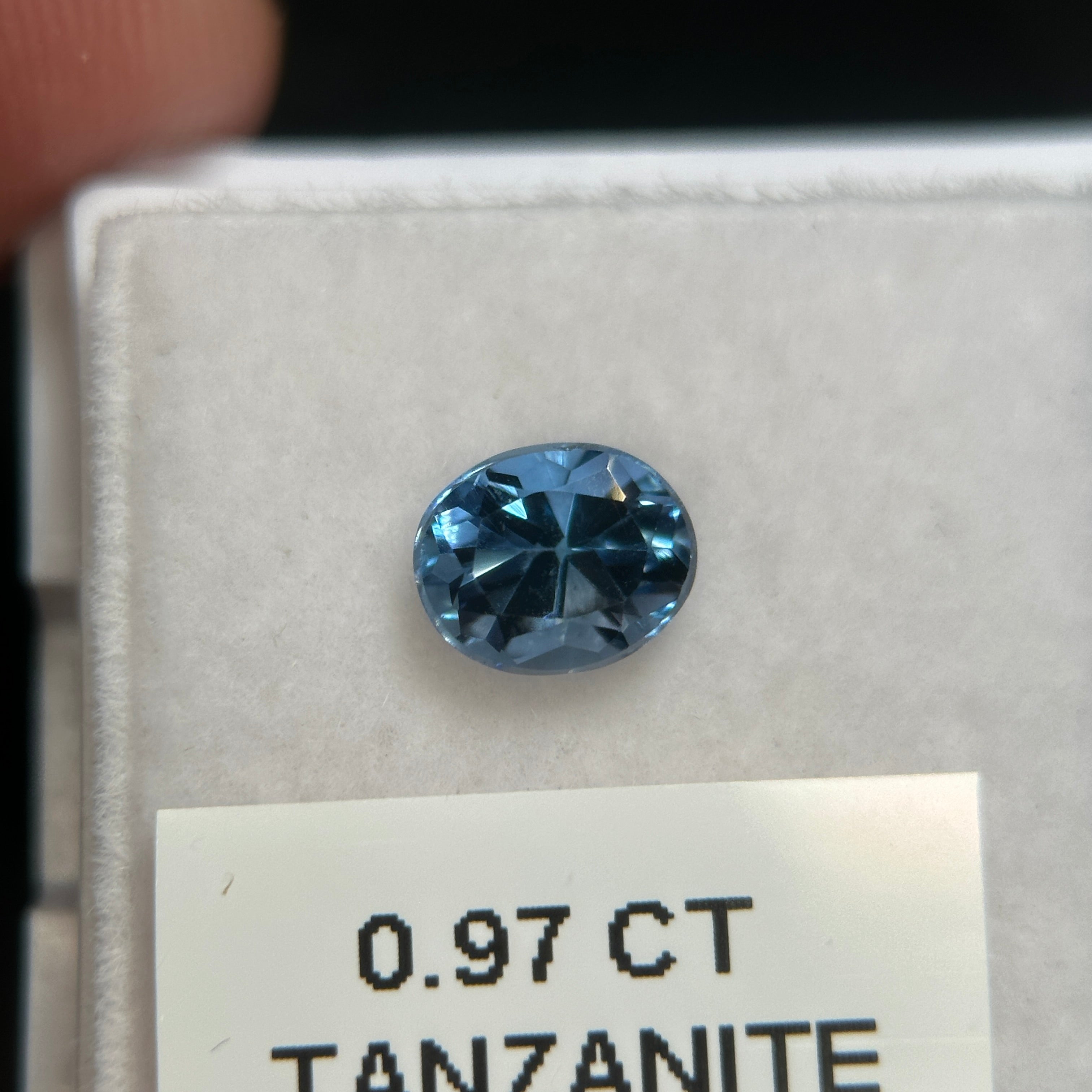 0.97ct Tanzanite, Tanzania, Untreated Unheated