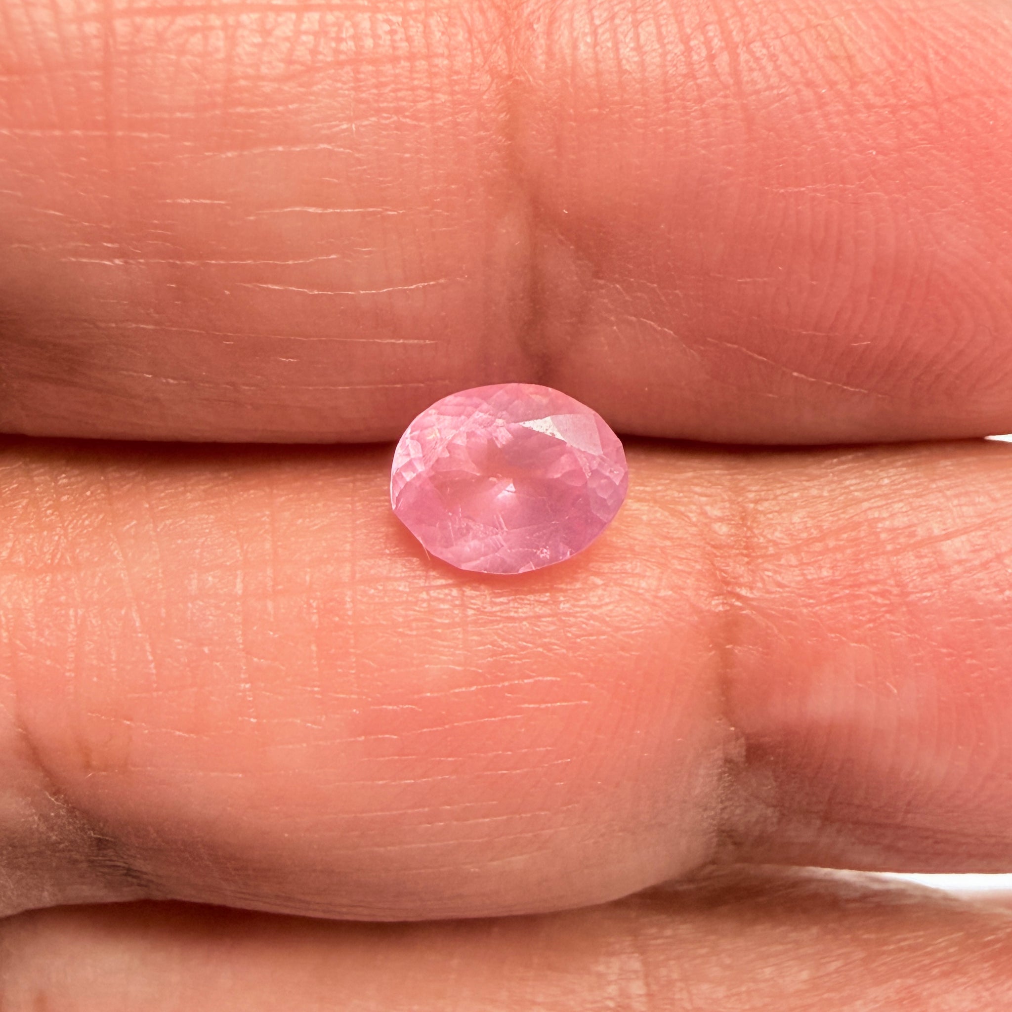 Baby Pink Spinel, 1.19ct, Tanzania, Untreated Unheated, slightly silky