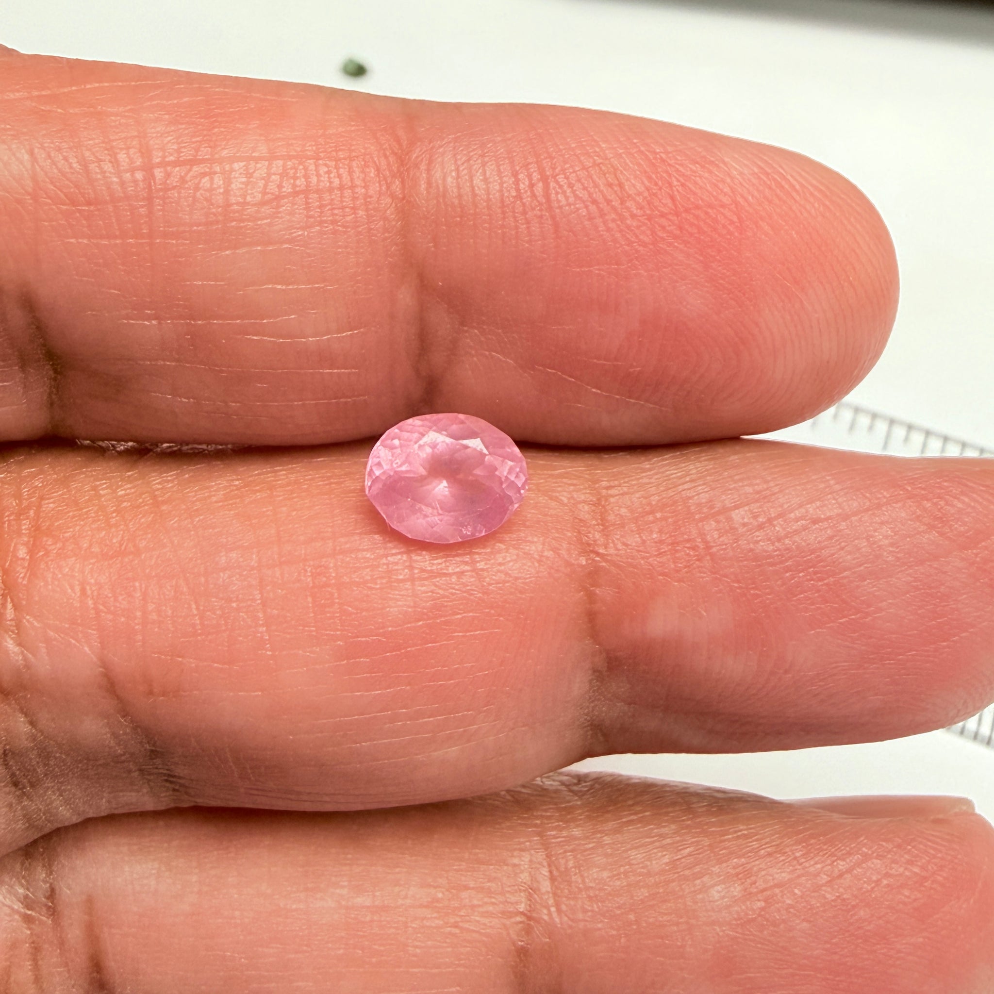 Baby Pink Spinel, 1.19ct, Tanzania, Untreated Unheated, slightly silky