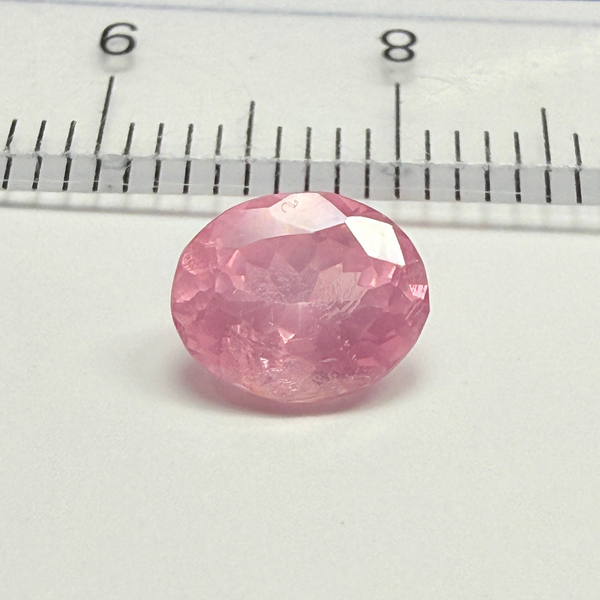 Baby Pink Spinel, 1.31ct, Tanzania, Untreated Unheated, slightly silky