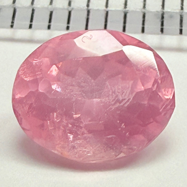 Baby Pink Spinel, 1.31ct, Tanzania, Untreated Unheated, slightly silky