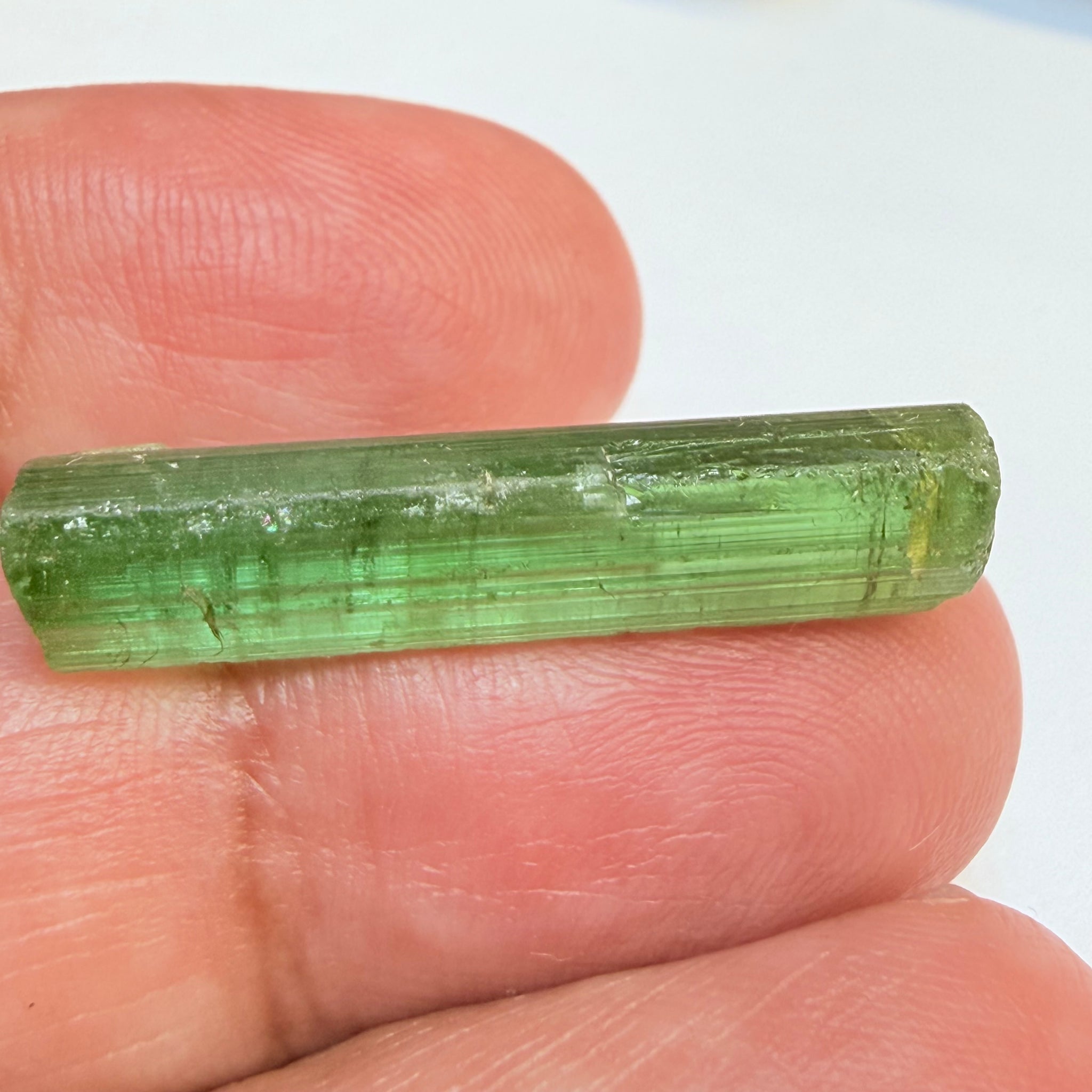 Congo Tourmaline, 14.88ct, Untreated Unheated, si, cut with inclusions