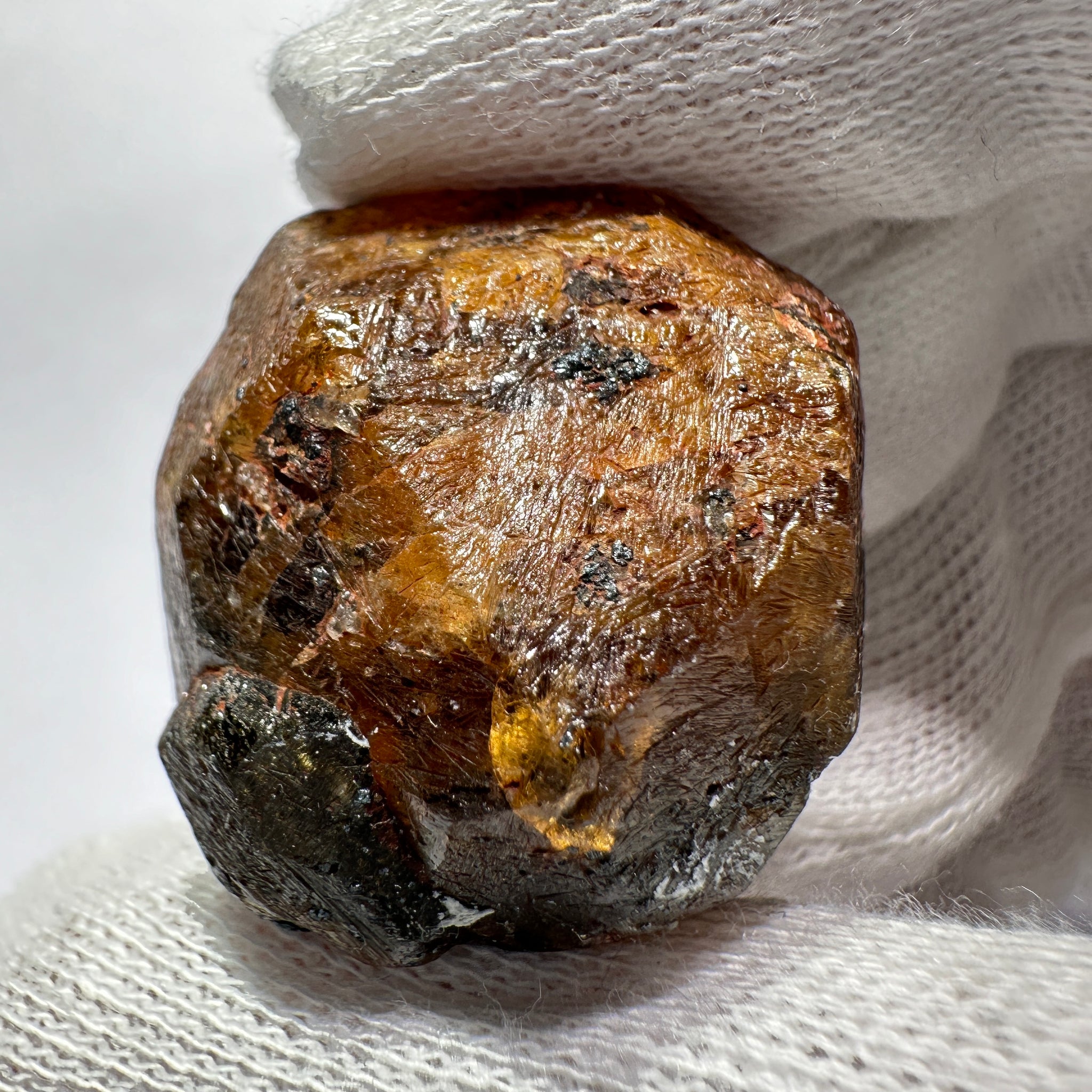 Mandarin Spessartite Garnet Crystal, 42.10gm, Loliondo in Tanzania, Untreated Unheated