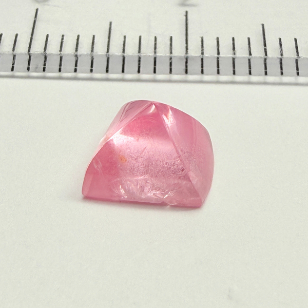 Baby Pink Spinel Fancy Freeform Cabochon, 1.70ct, Tanzania, Untreated Unheated