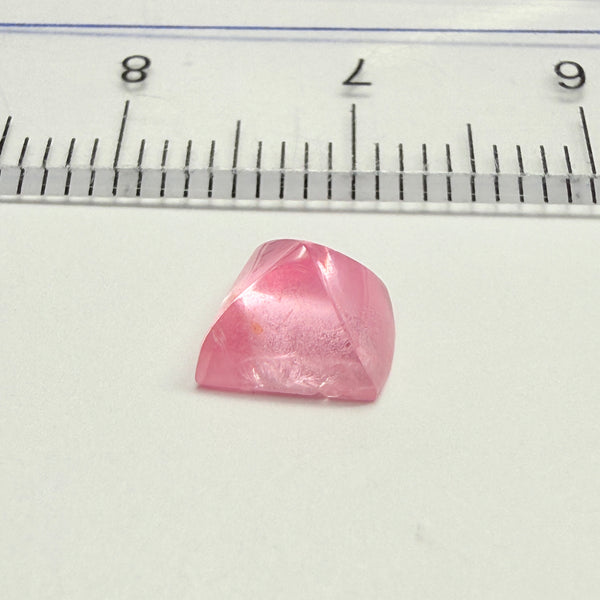 Baby Pink Spinel Fancy Freeform Cabochon, 1.70ct, Tanzania, Untreated Unheated