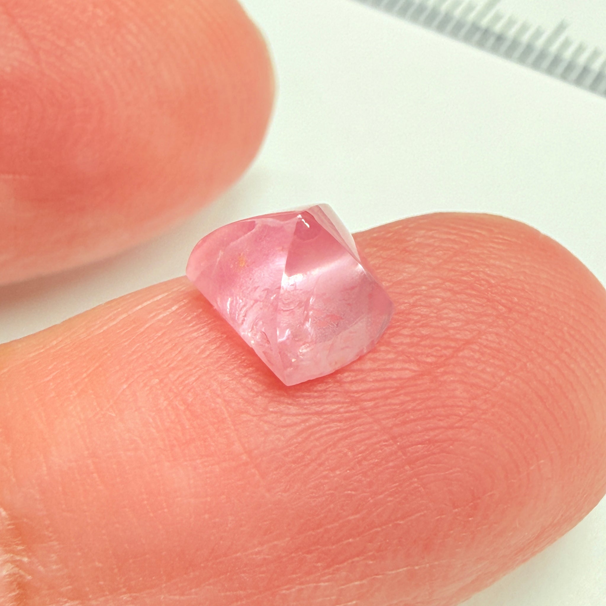 Baby Pink Spinel Fancy Freeform Cabochon, 1.70ct, Tanzania, Untreated Unheated