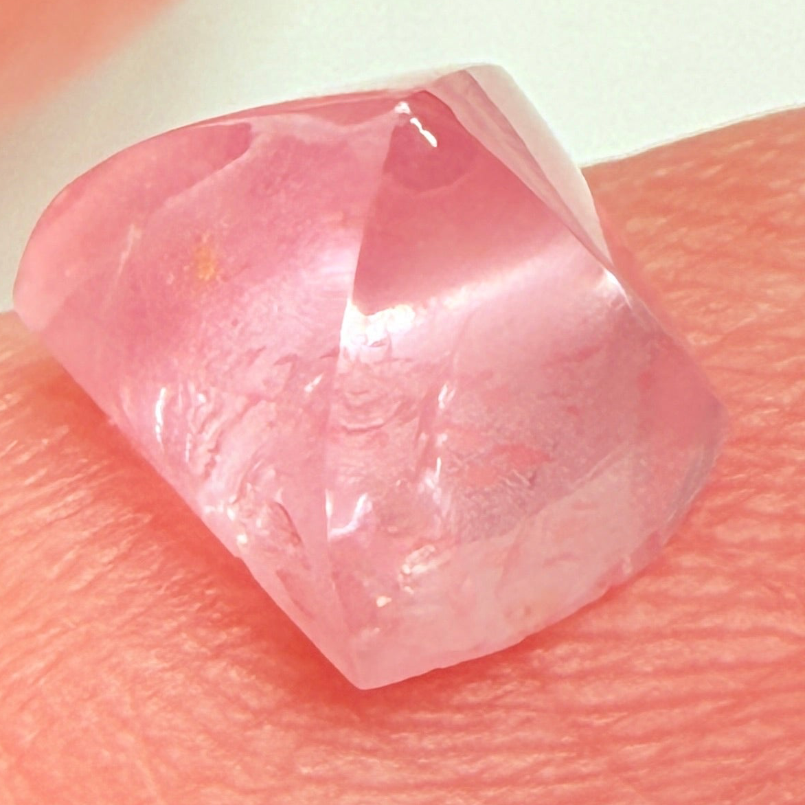 Baby Pink Spinel Fancy Freeform Cabochon, 1.70ct, Tanzania, Untreated Unheated