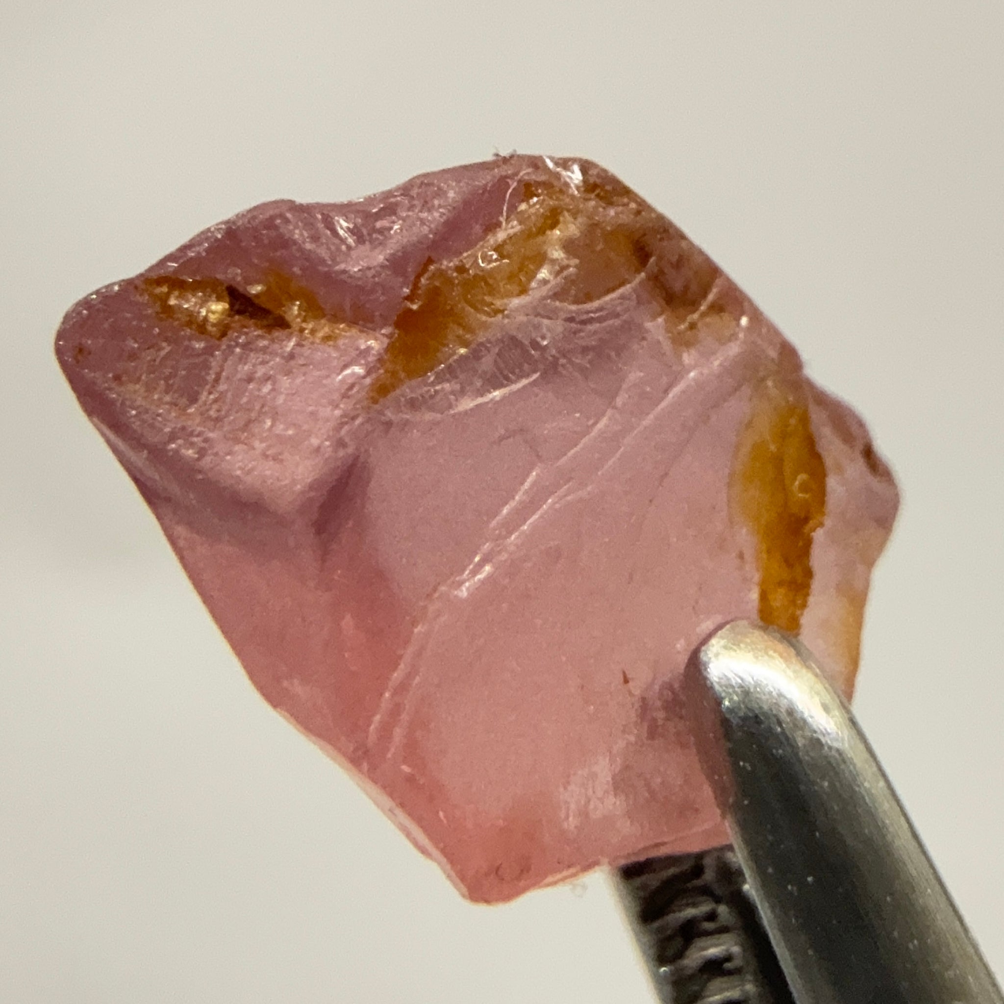Mahenge Spinel, 3.65ct, Mahenge, Tanzania, Untreated Unheated. Slight crack on one end will come off on preforming, rest slightly milky