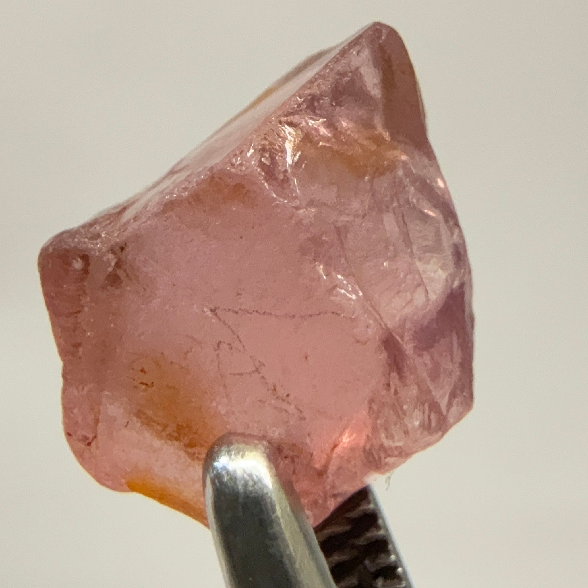 Mahenge Spinel, 3.65ct, Mahenge, Tanzania, Untreated Unheated. Slight crack on one end will come off on preforming, rest slightly milky