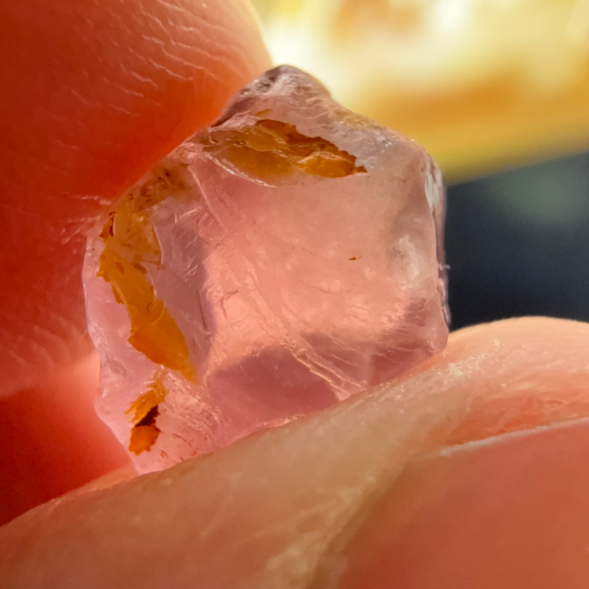 Mahenge Spinel, 3.65ct, Mahenge, Tanzania, Untreated Unheated. Slight crack on one end will come off on preforming, rest slightly milky