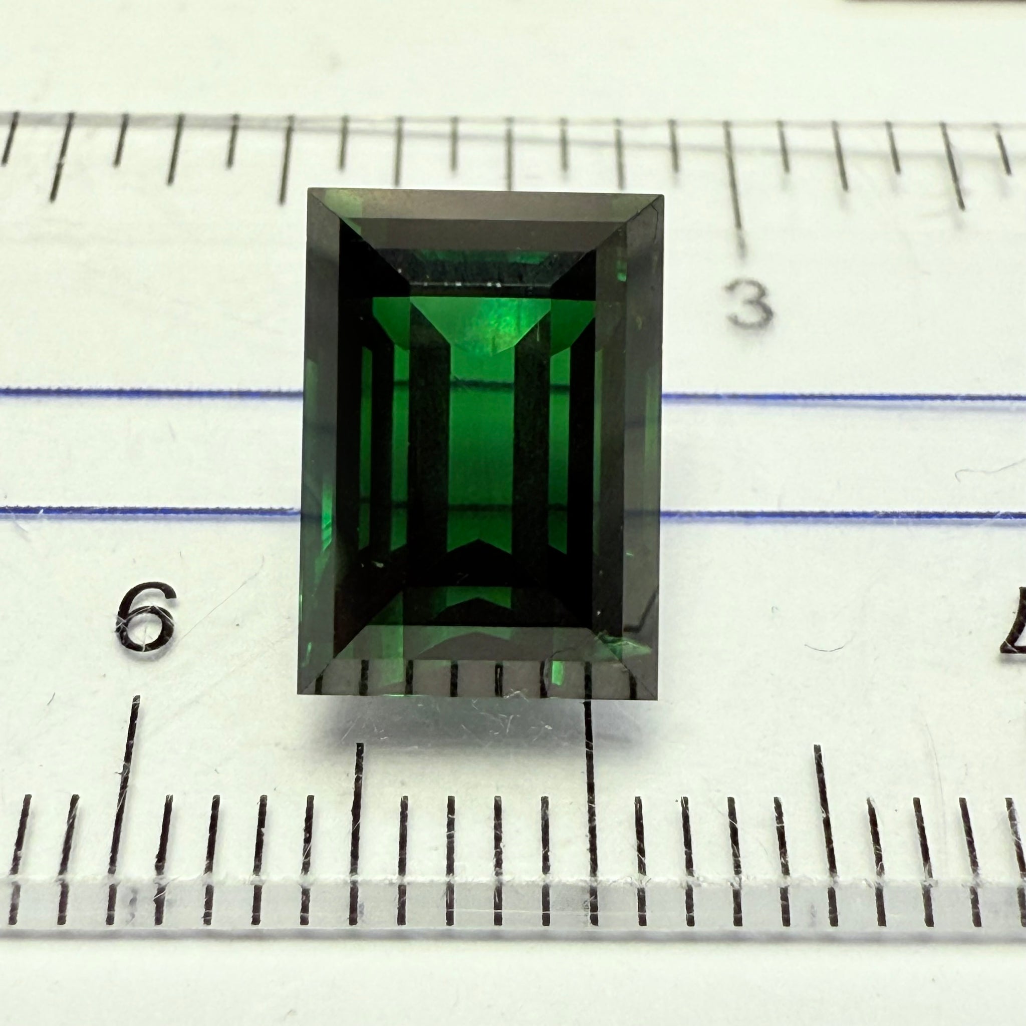 Chrome Tourmaline, 4.79ct, Landanai, Tanzania, Untreated Unheated, very very rare, from the legendary Landanai mines that produce the worlds finest Chrome Tourmalines, 10.60 x 7.40  x 6.70mm