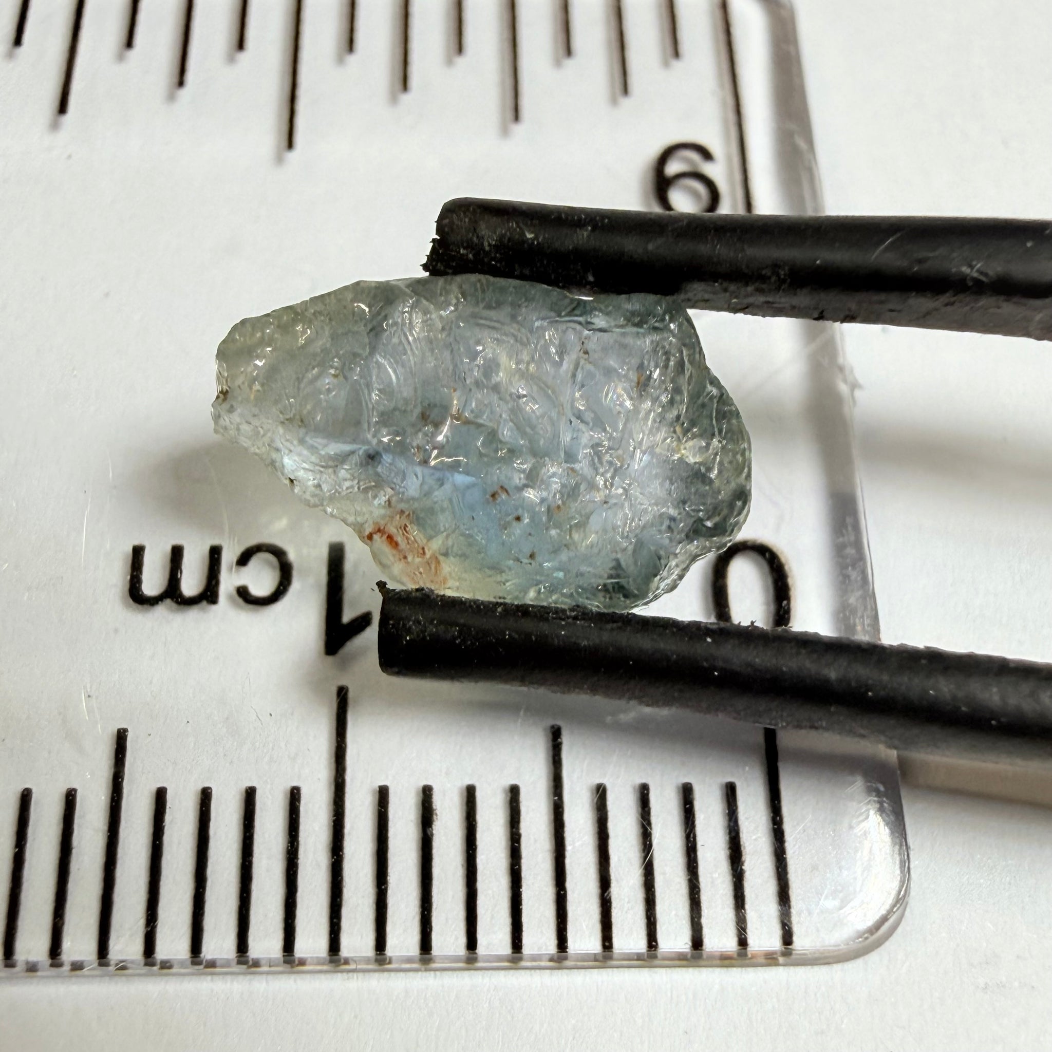 Umba Sapphire, 3.25ct, Umba Valley, Tanzania, Untreated Unheated. vvs, flat shape