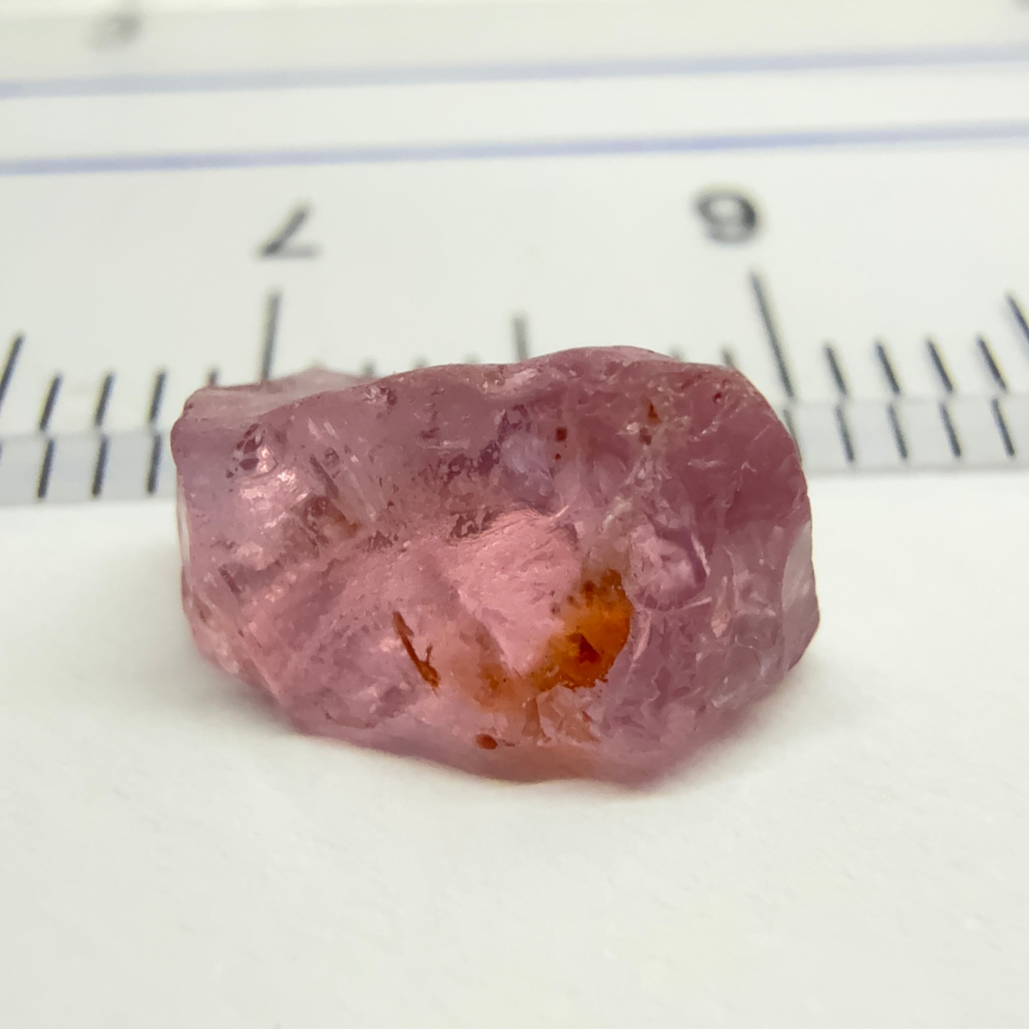 Mahenge Spinel, 2.98ct, Mahenge, Tanzania, Untreated Unheated. Tiny crack coming in from the side, you may have to cut it with the crack, see photos for the exact location