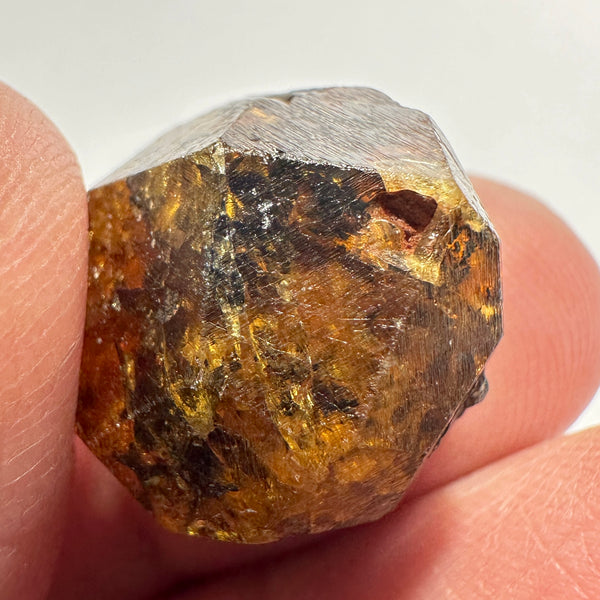Mandarin Spessartite Garnet Crystal, 8.0gm, Loliondo in Tanzania, Untreated Unheated