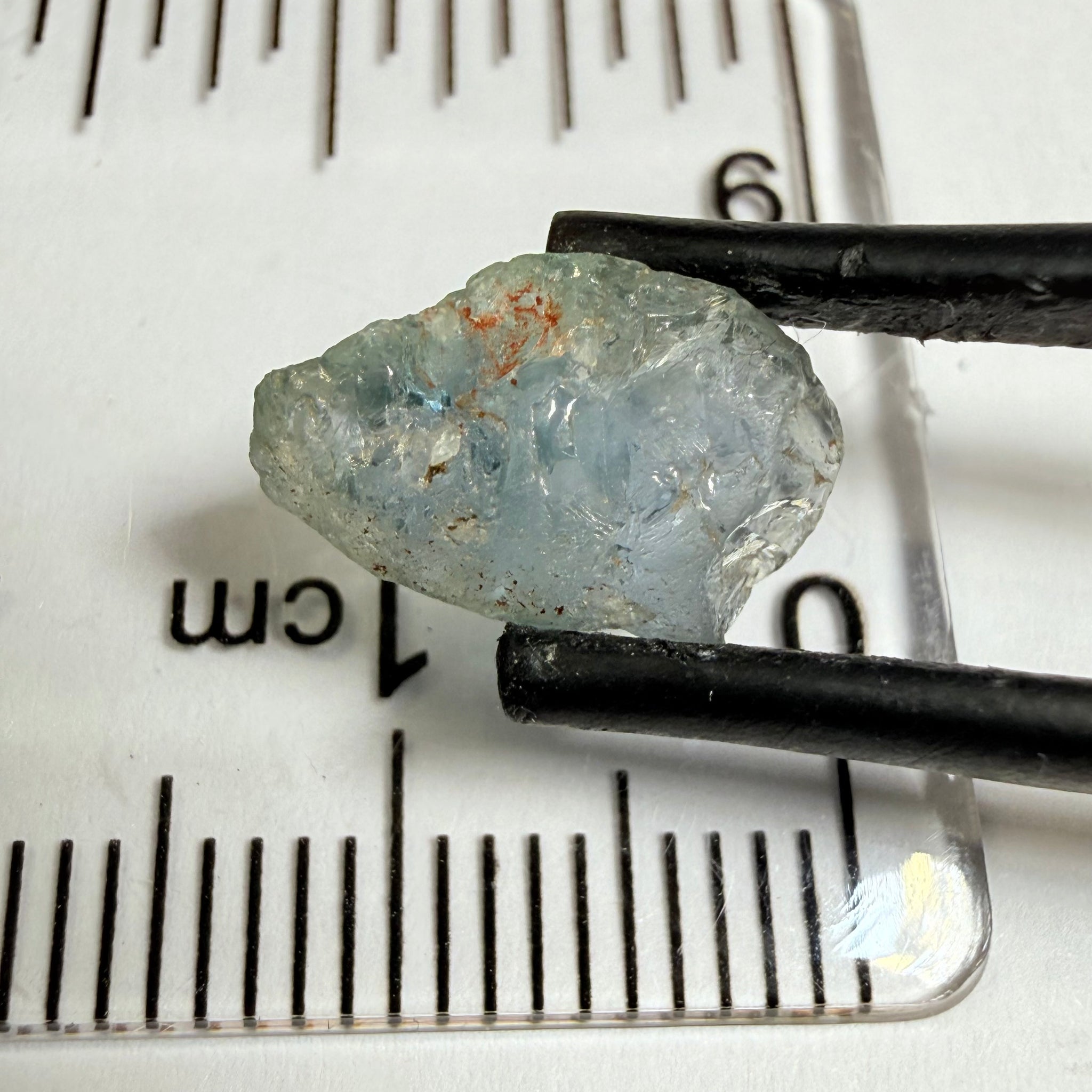 Umba Sapphire, 3.25ct, Umba Valley, Tanzania, Untreated Unheated. vvs, flat shape