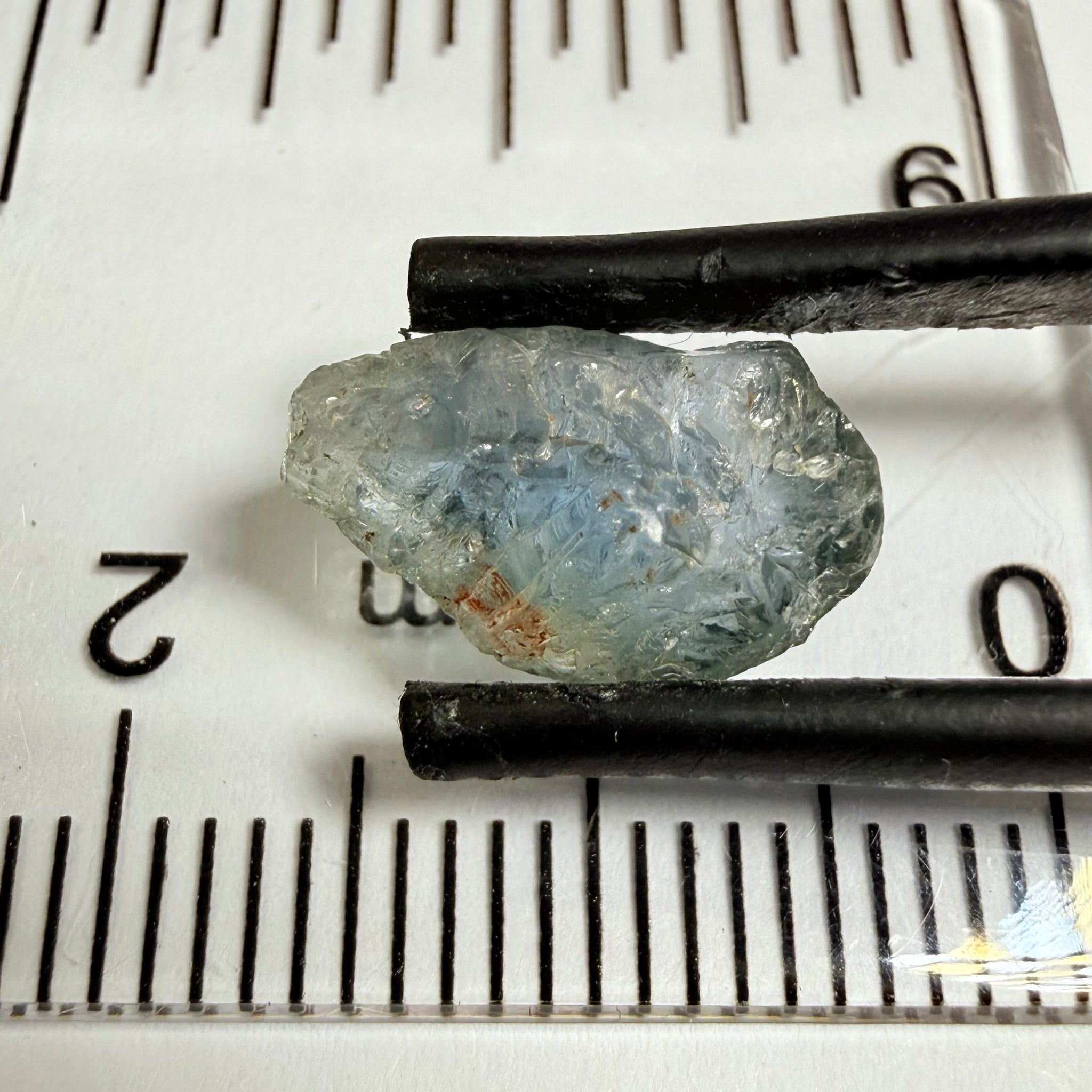 Umba Sapphire, 3.25ct, Umba Valley, Tanzania, Untreated Unheated. vvs, flat shape