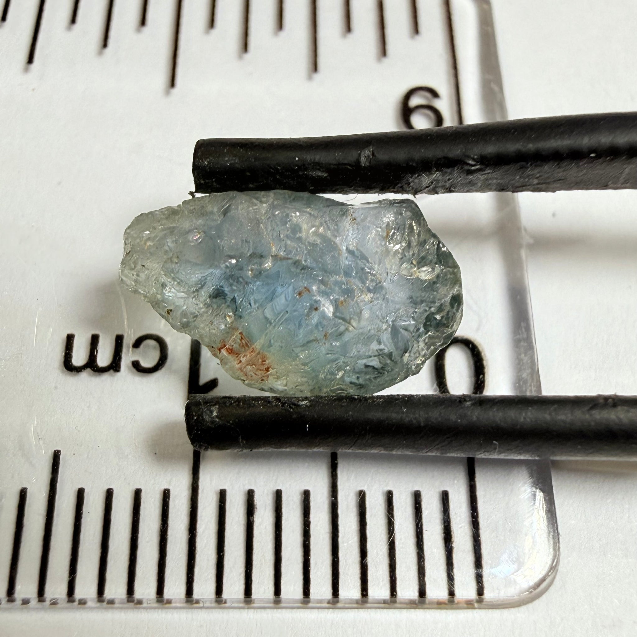 Umba Sapphire, 3.25ct, Umba Valley, Tanzania, Untreated Unheated. vvs, flat shape