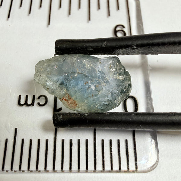 Umba Sapphire, 3.25ct, Umba Valley, Tanzania, Untreated Unheated. vvs, flat shape