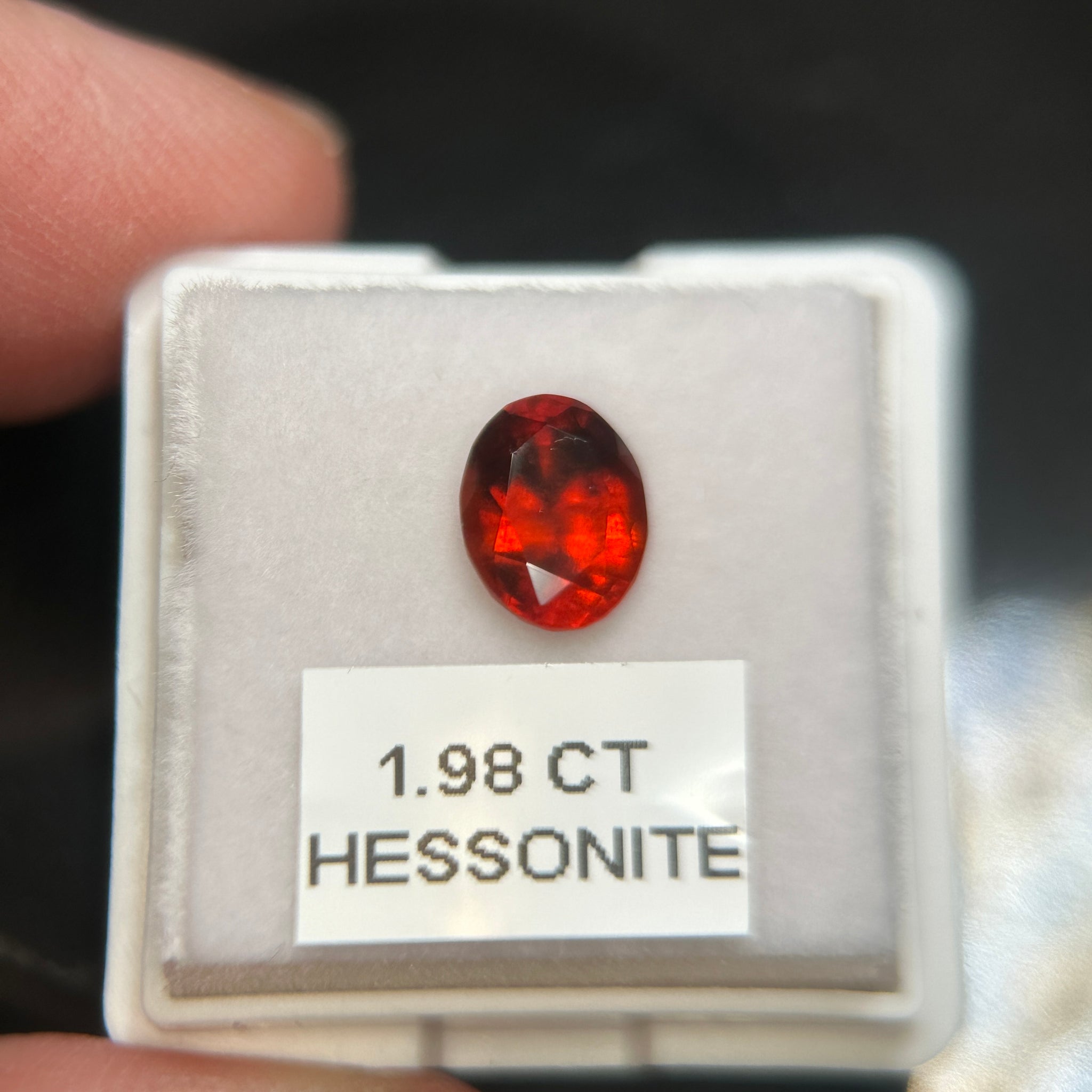 Hessonite, 1.98ct, Tanzania, Untreated Unheated