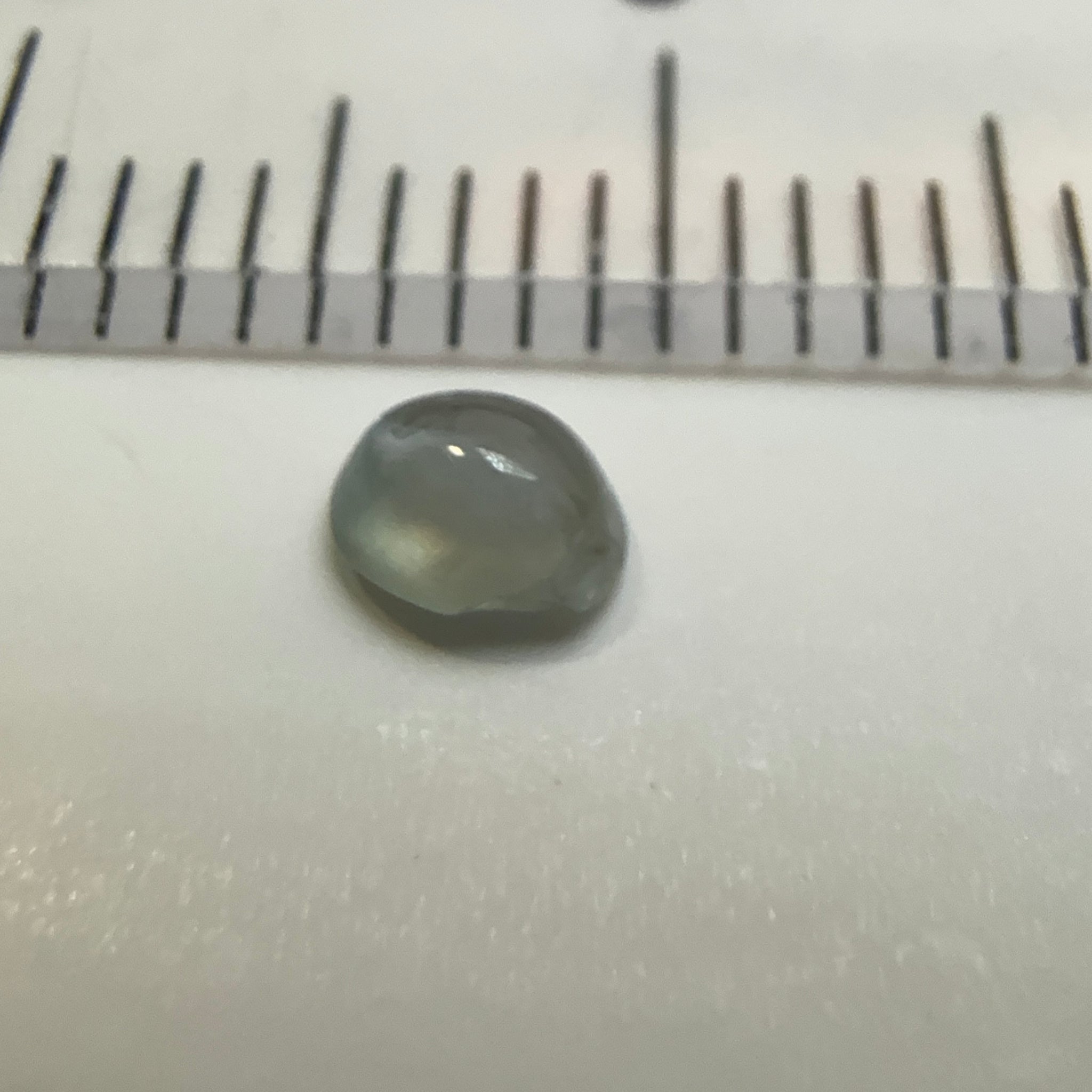 Cats-Eye Alexandrite, slightly chipped at the bottom, see pictures, 0.26ct, Manyara, Tanzania, Untreated Unheated