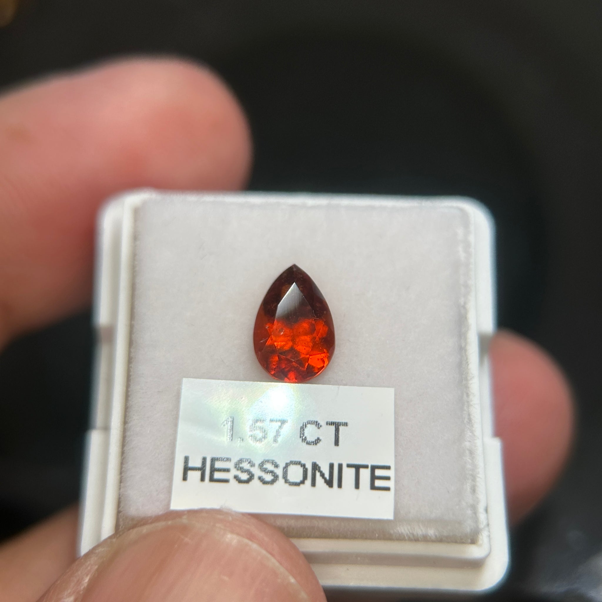 Hessonite, 1.57ct, Tanzania, Untreated Unheated