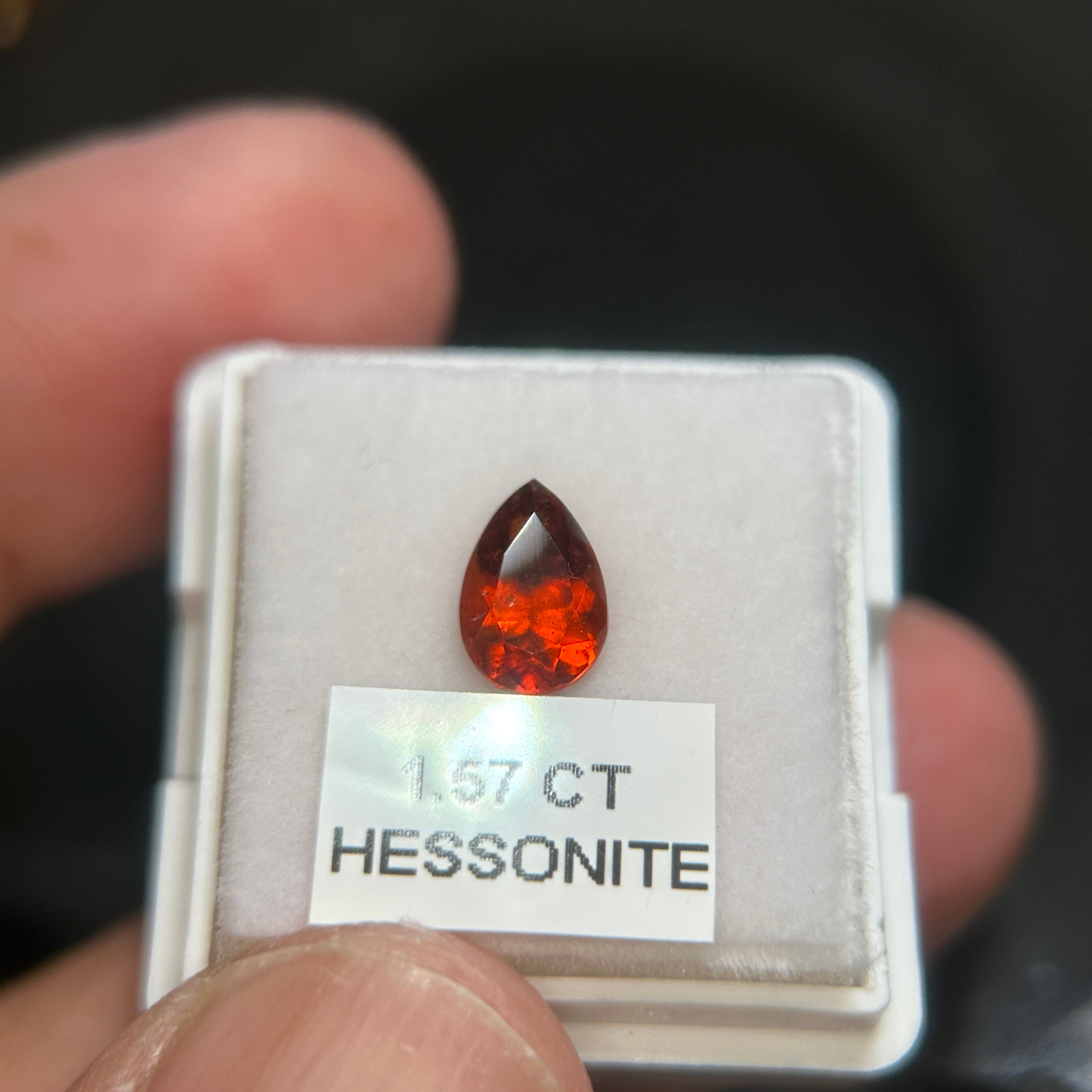 1.57ct Hessonite, Tanzania, Untreated Unheated