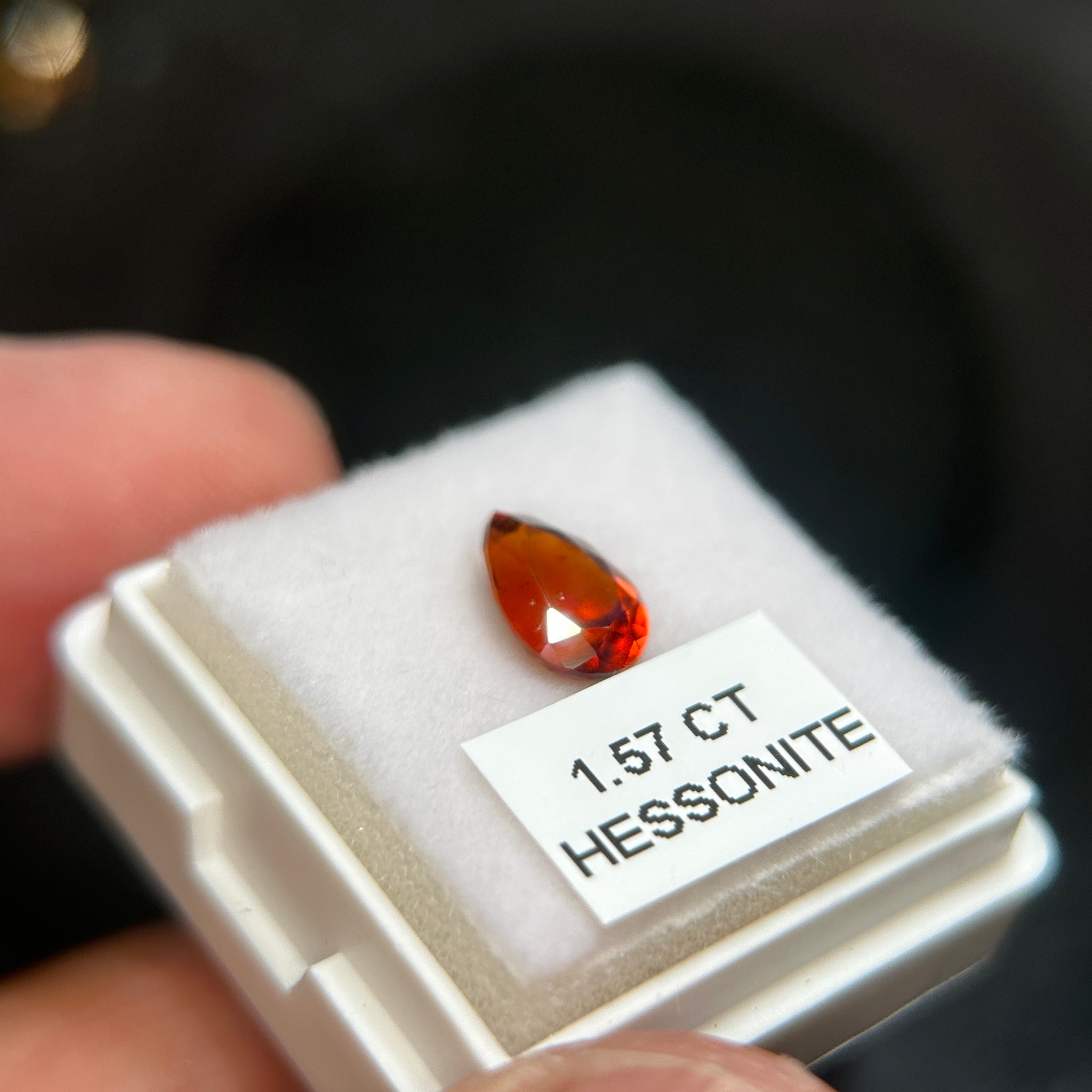 Hessonite, 1.57ct, Tanzania, Untreated Unheated